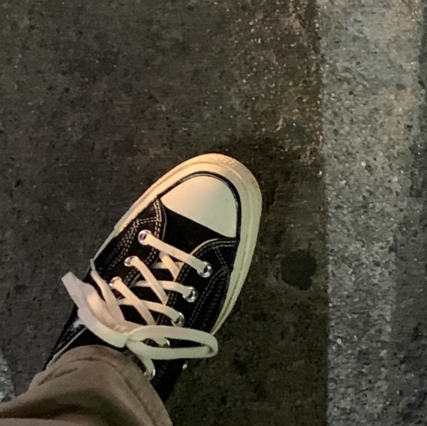 Converse Chuck 70 Ox Black - Standard 착용 스타일 - 1