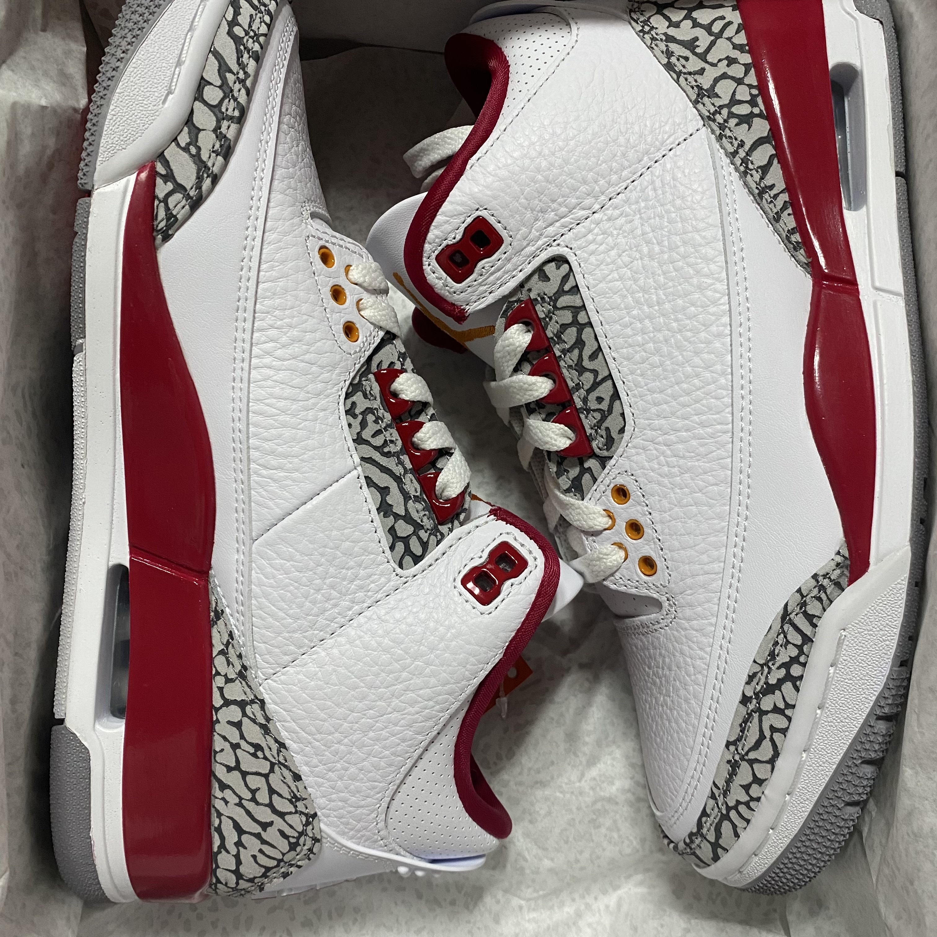 Jordan 3 Retro Cardinal Red 착용 스타일
