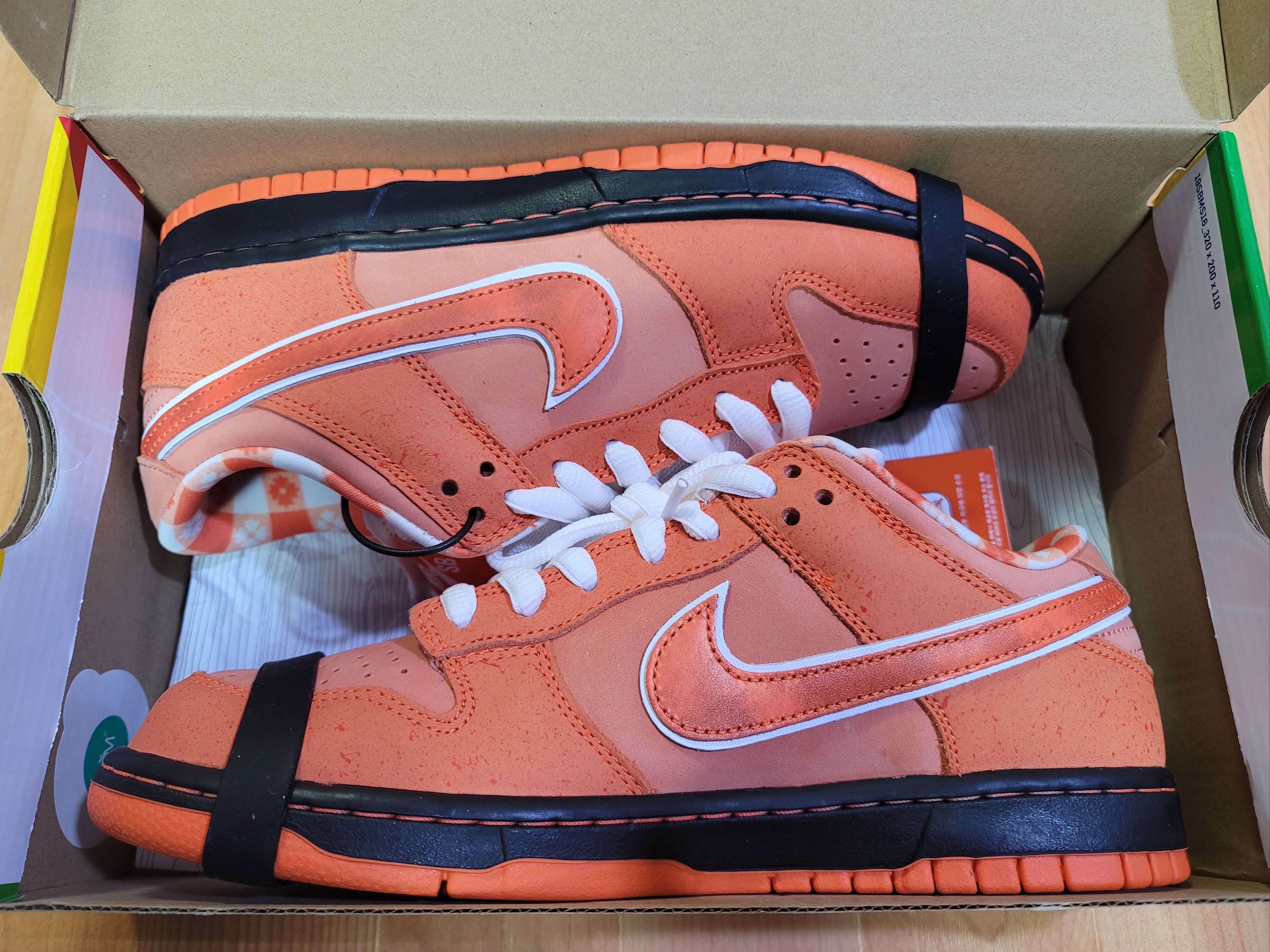 Nike x Concepts SB Dunk Low Orange Lobster (Regular Box) 착용 스타일 - 1