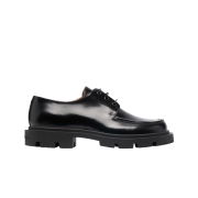 Maison Margiela Leather Lace-Up Shoes Black