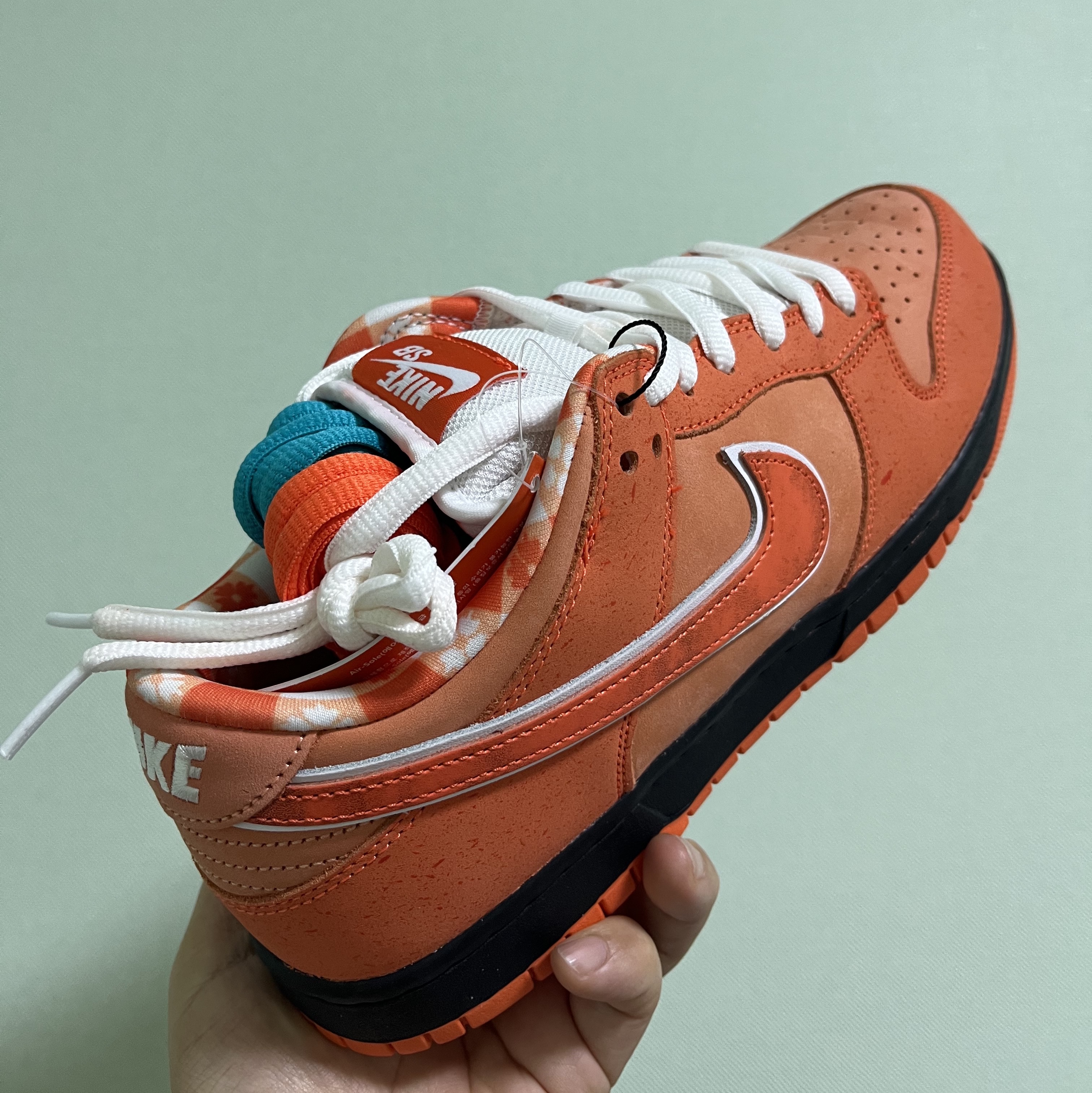 Nike x Concepts SB Dunk Low Orange Lobster (Regular Box), Nike x Concepts SB Dunk Low Orange Lobster (Special Box) 착용 스타일 - 2