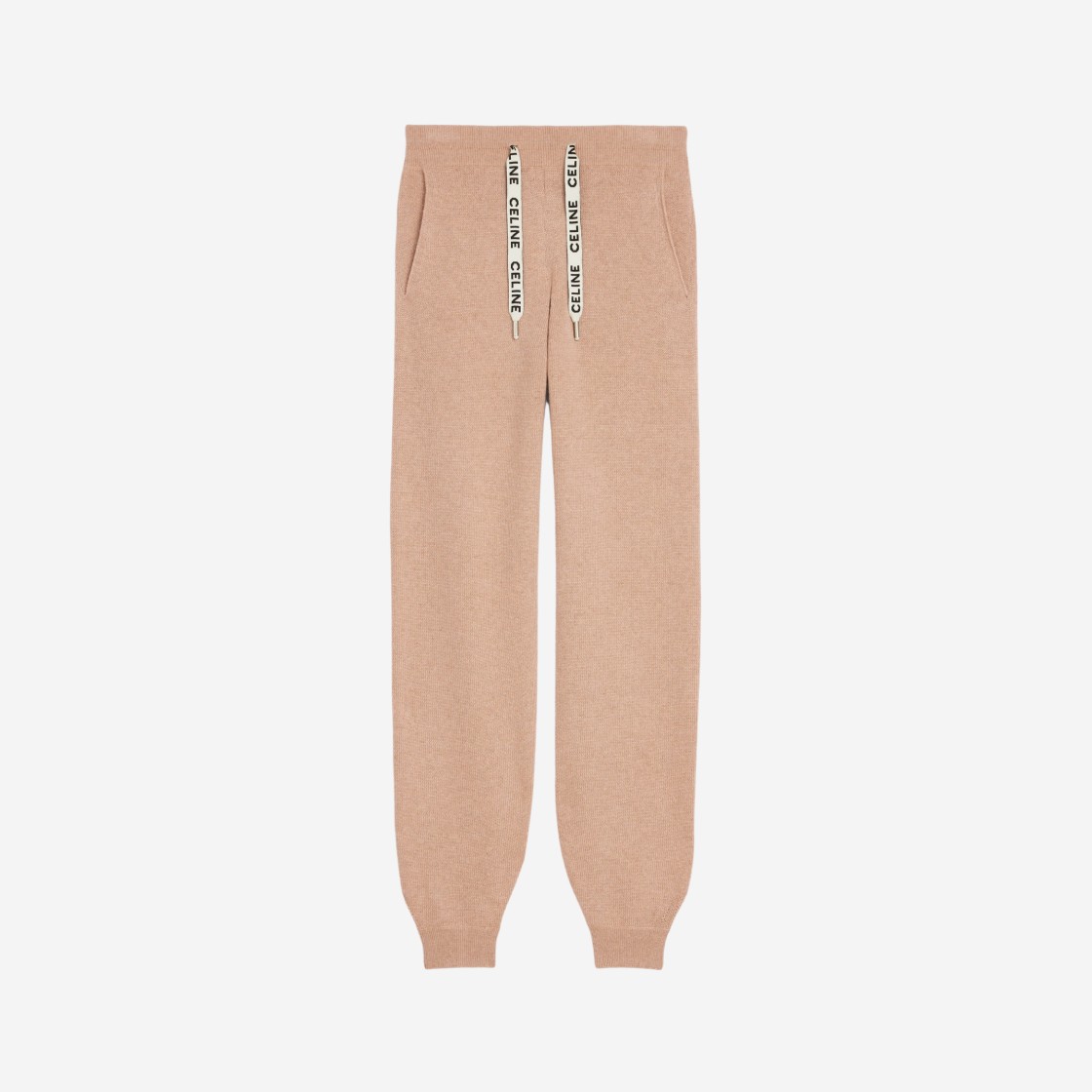 (W) Celine Cashmere Track Pants Camel 상세 이미지 1