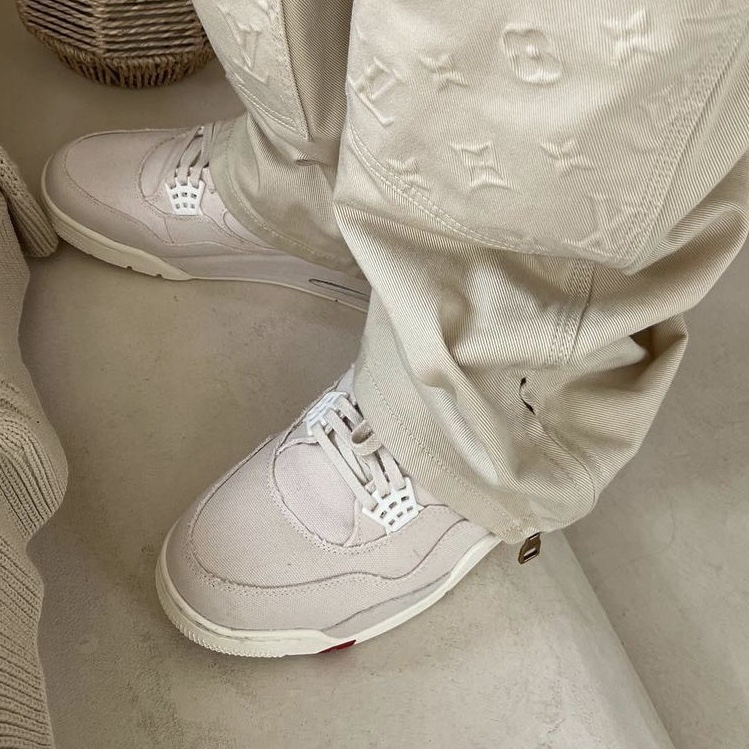 (W) Jordan 4 Retro Sail 착용 스타일