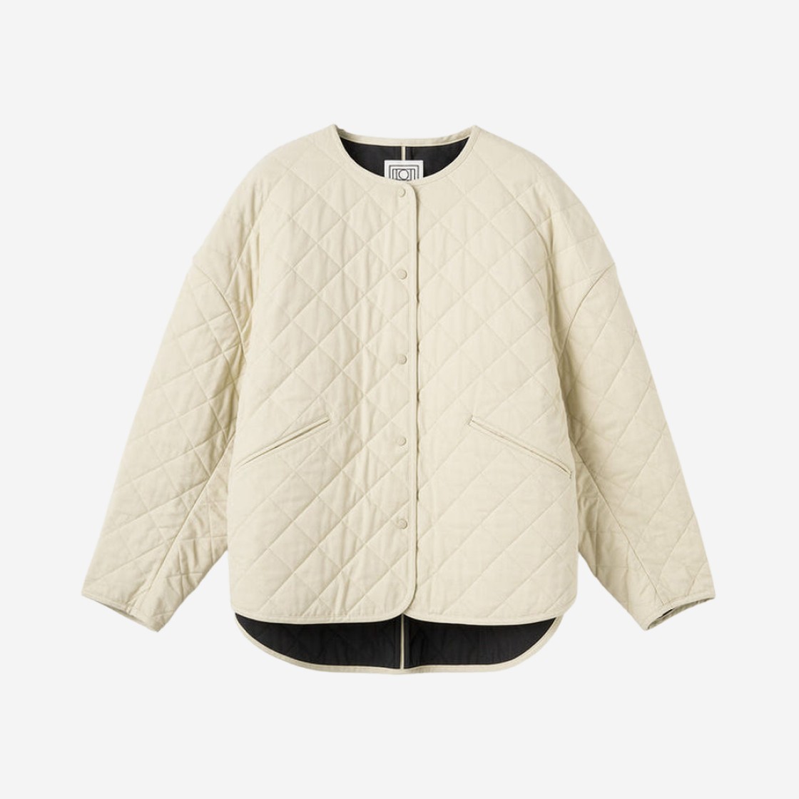 (W) Toteme Quilted Cotton Canvas Jacket Light Hay 상세 이미지 1