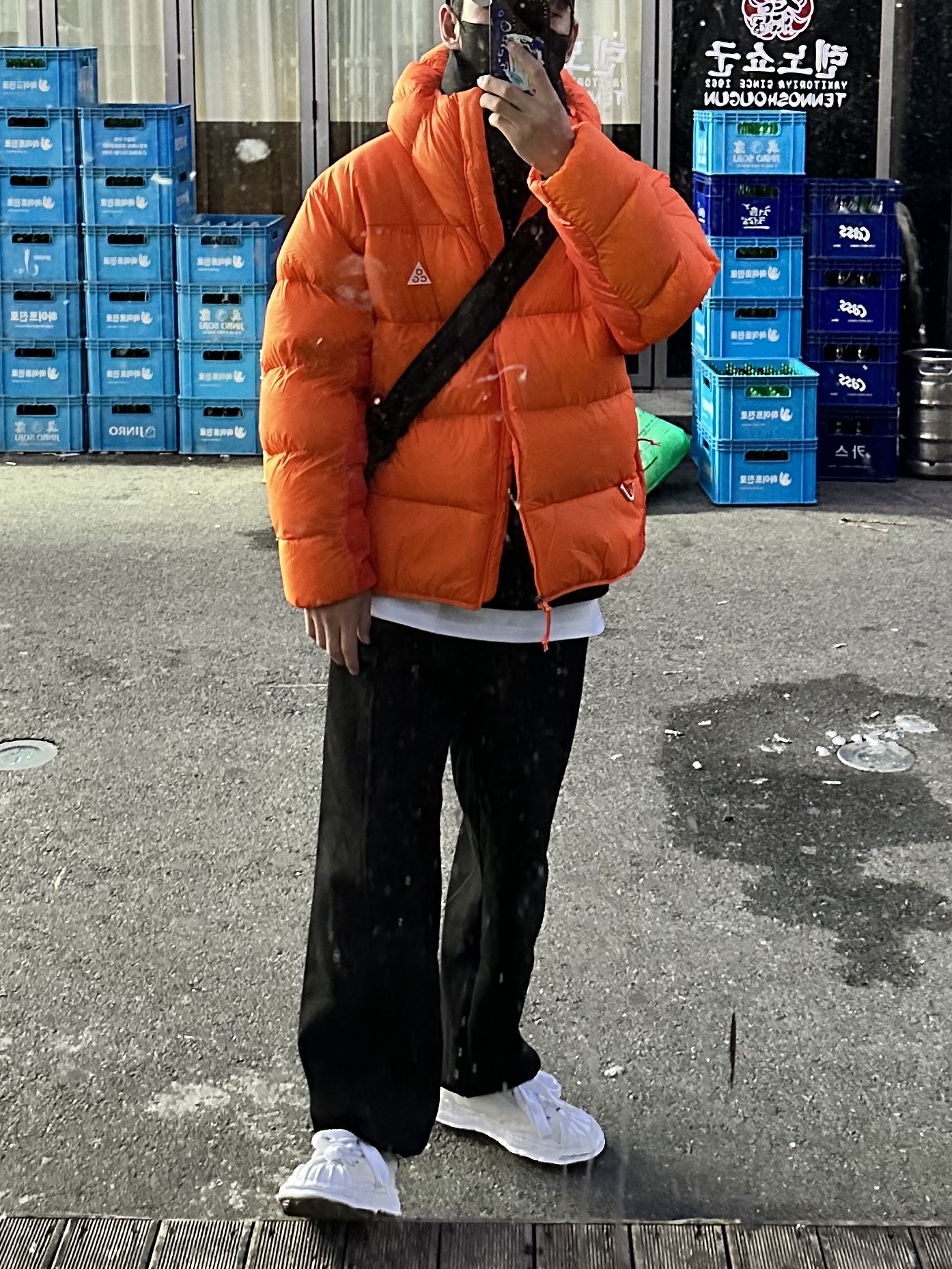 Nike ACG Therma-Fit ADV Lunar Lake Puffer Jacket Safety Orange - Asia, Maison Mihara Yasuhiro Blakey OG Sole Canvas Low-top Sneakers White 착용 스타일