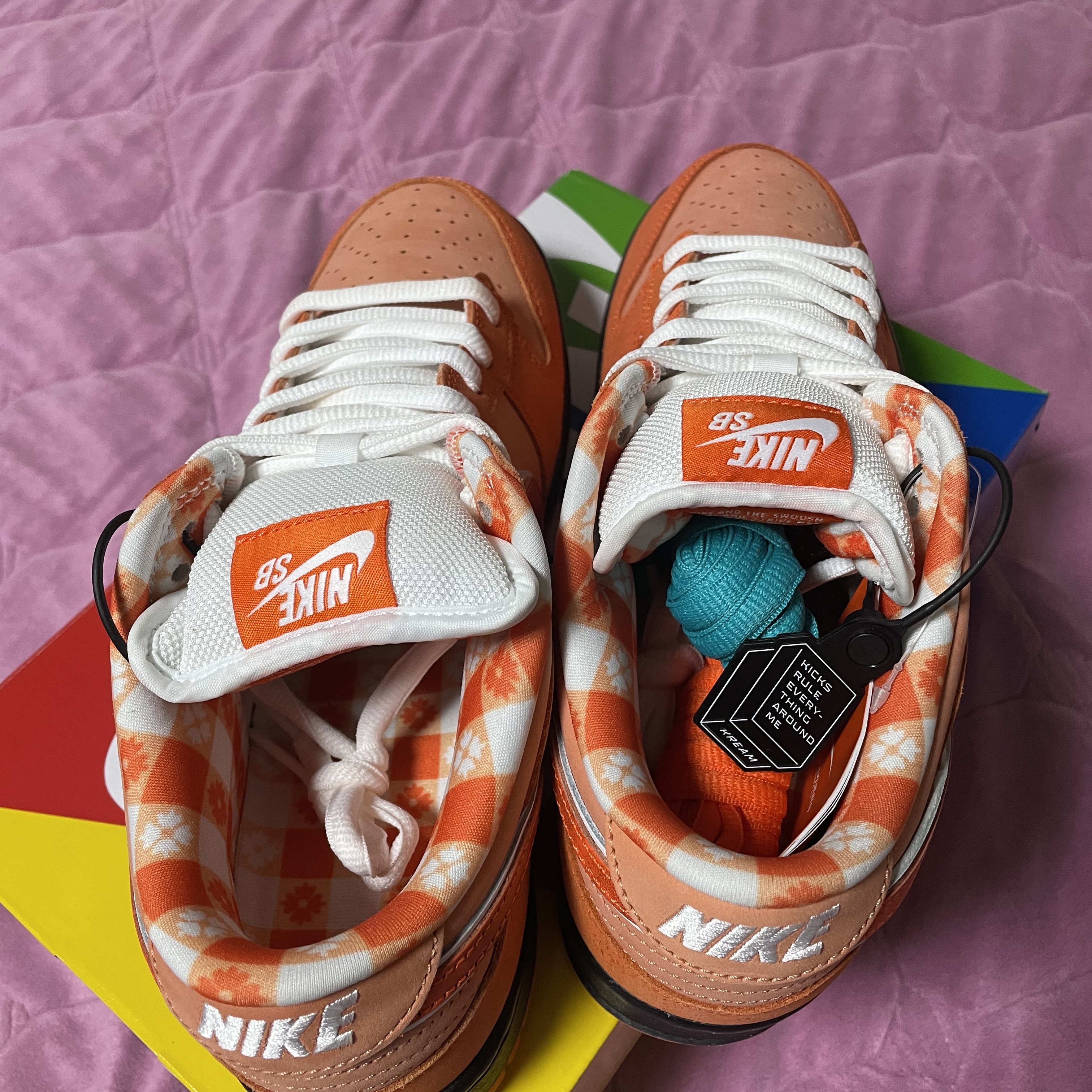 Nike x Concepts SB Dunk Low Orange Lobster (Regular Box) 착용 스타일 - 2