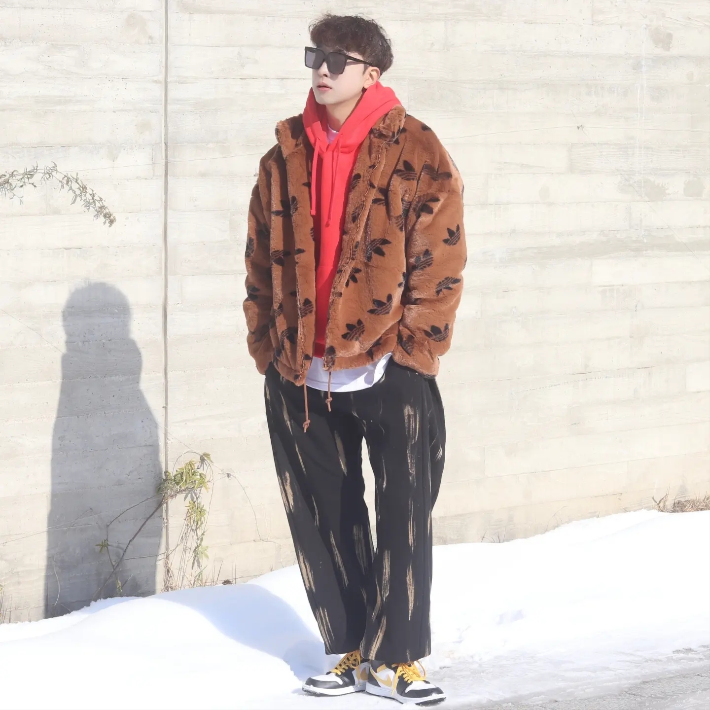 Jordan 1 Mid Pollen, (GS) Jordan 1 Mid Pollen 착용 스타일 - 3