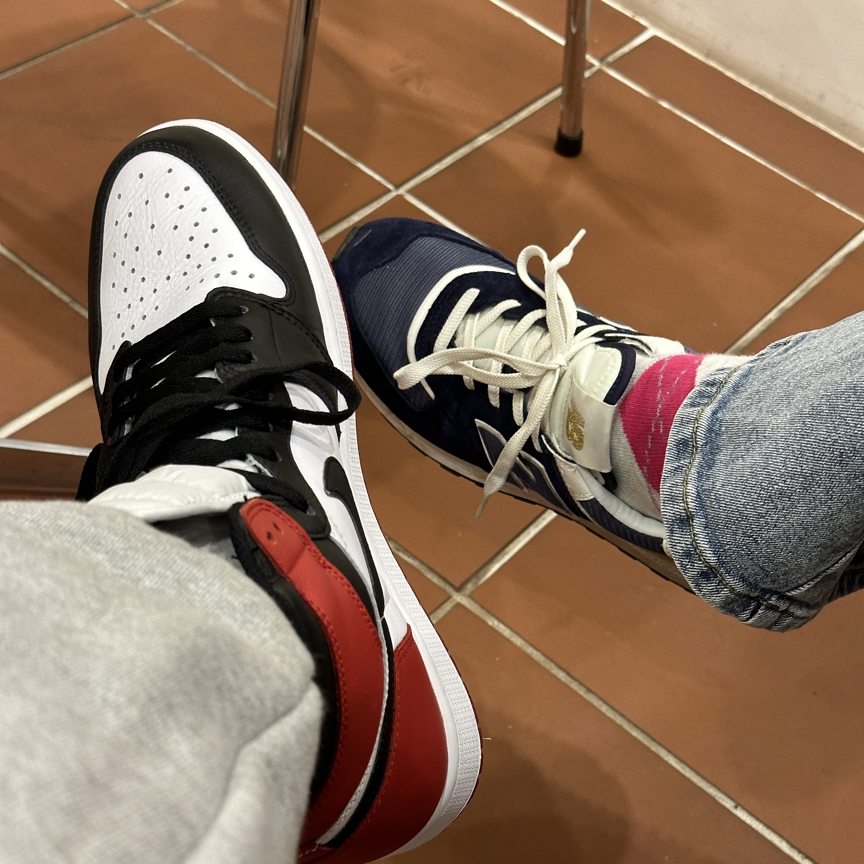 Jordan 1 Retro High OG Black Toe 2016 착용 스타일