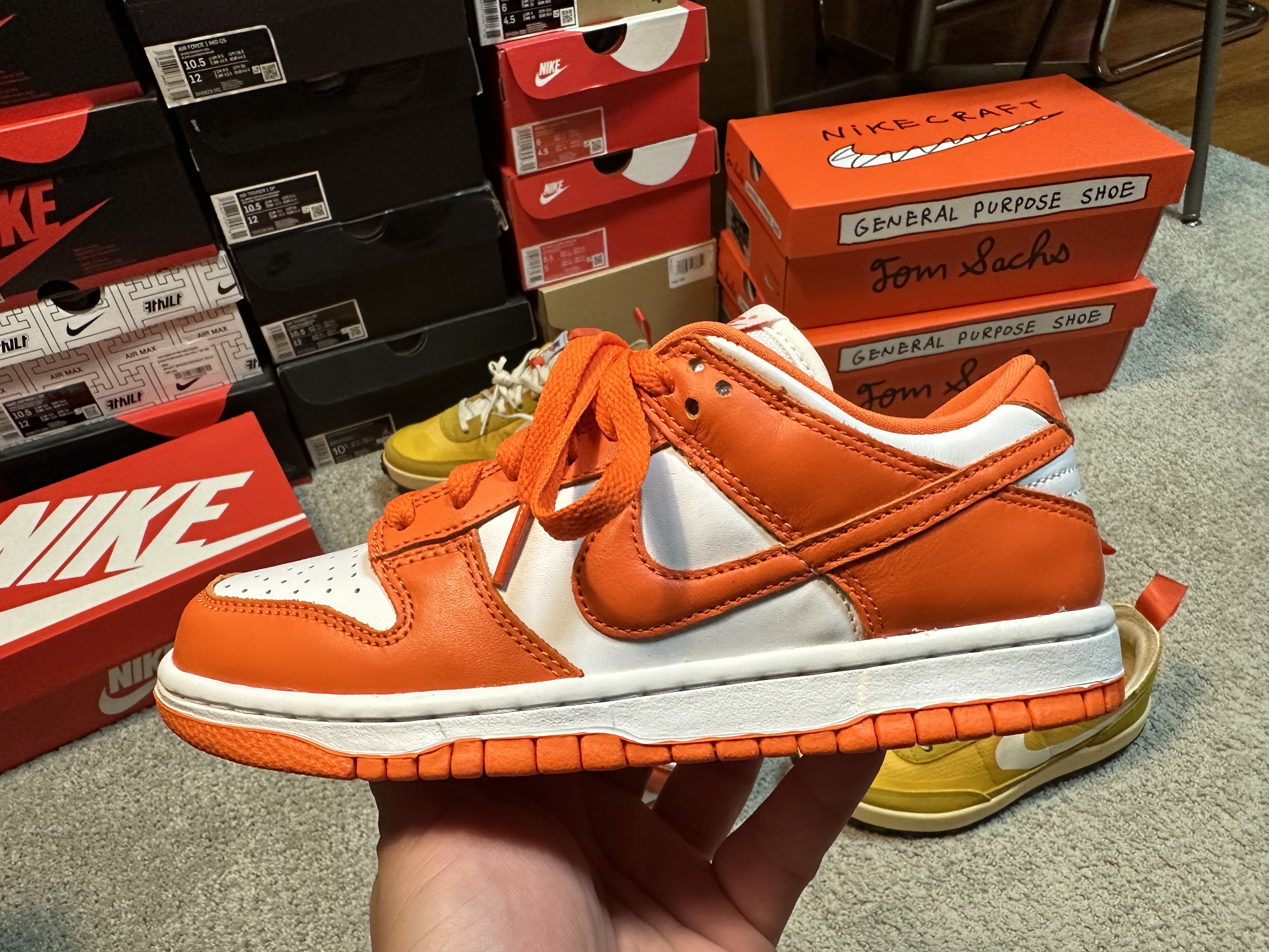 Nike Dunk Low SP Syracuse 2022, Nike x Tom Sachs General Purpose Shoe Archive 착용 스타일 - 3