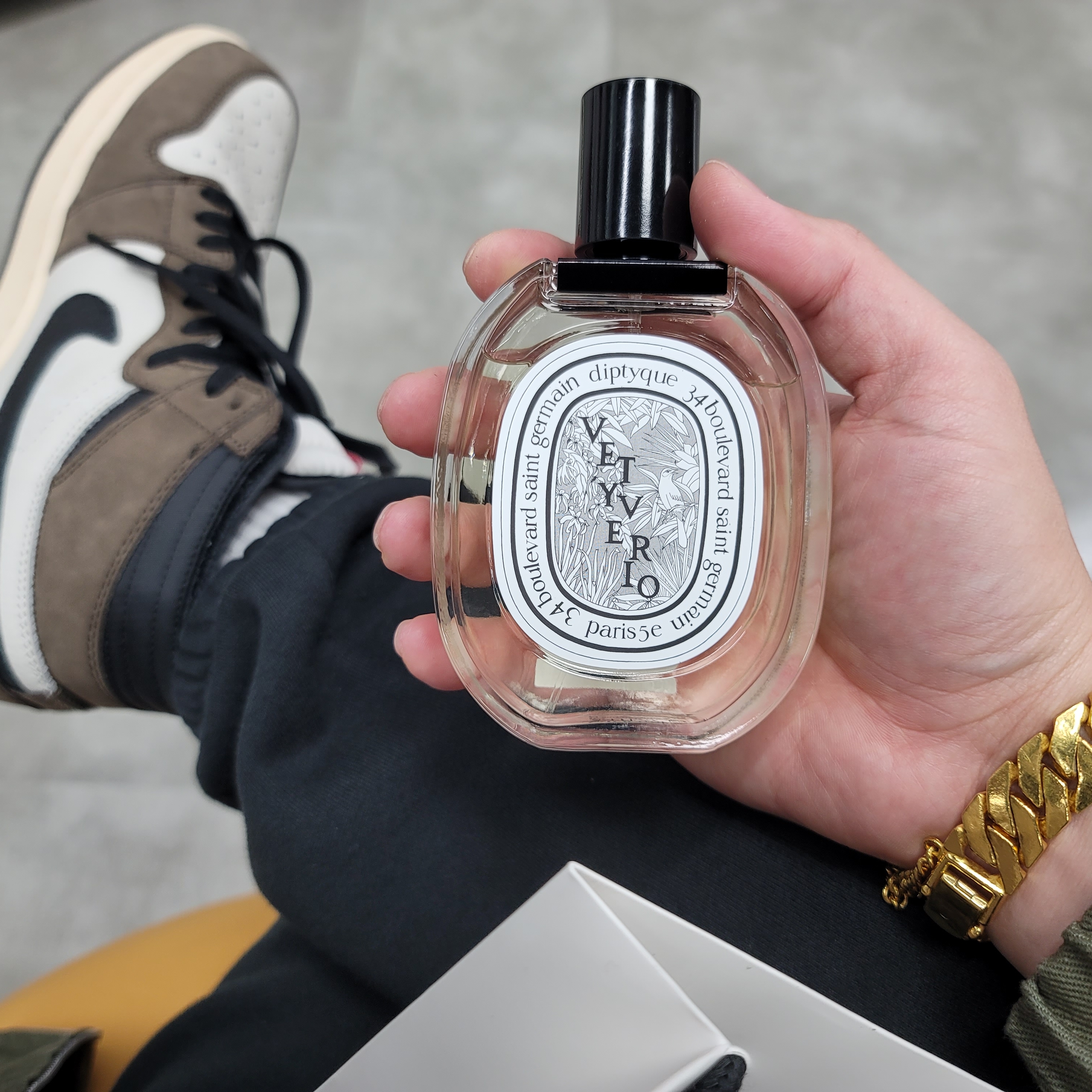Diptyque Eau Des Sens Eau De Toilette 100ml, Jordan 1 x Travis Scott Retro High OG SP Mocha 착용 스타일 - 2