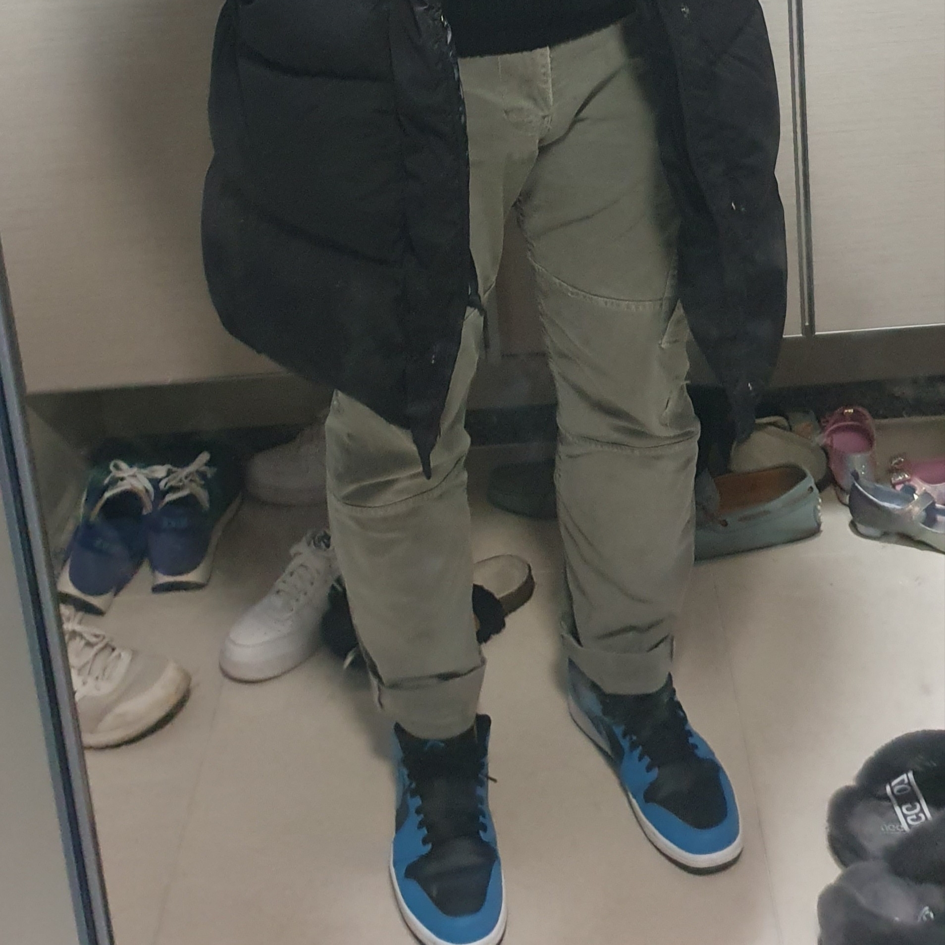 Jordan 1 Low Laser Blue 착용 스타일