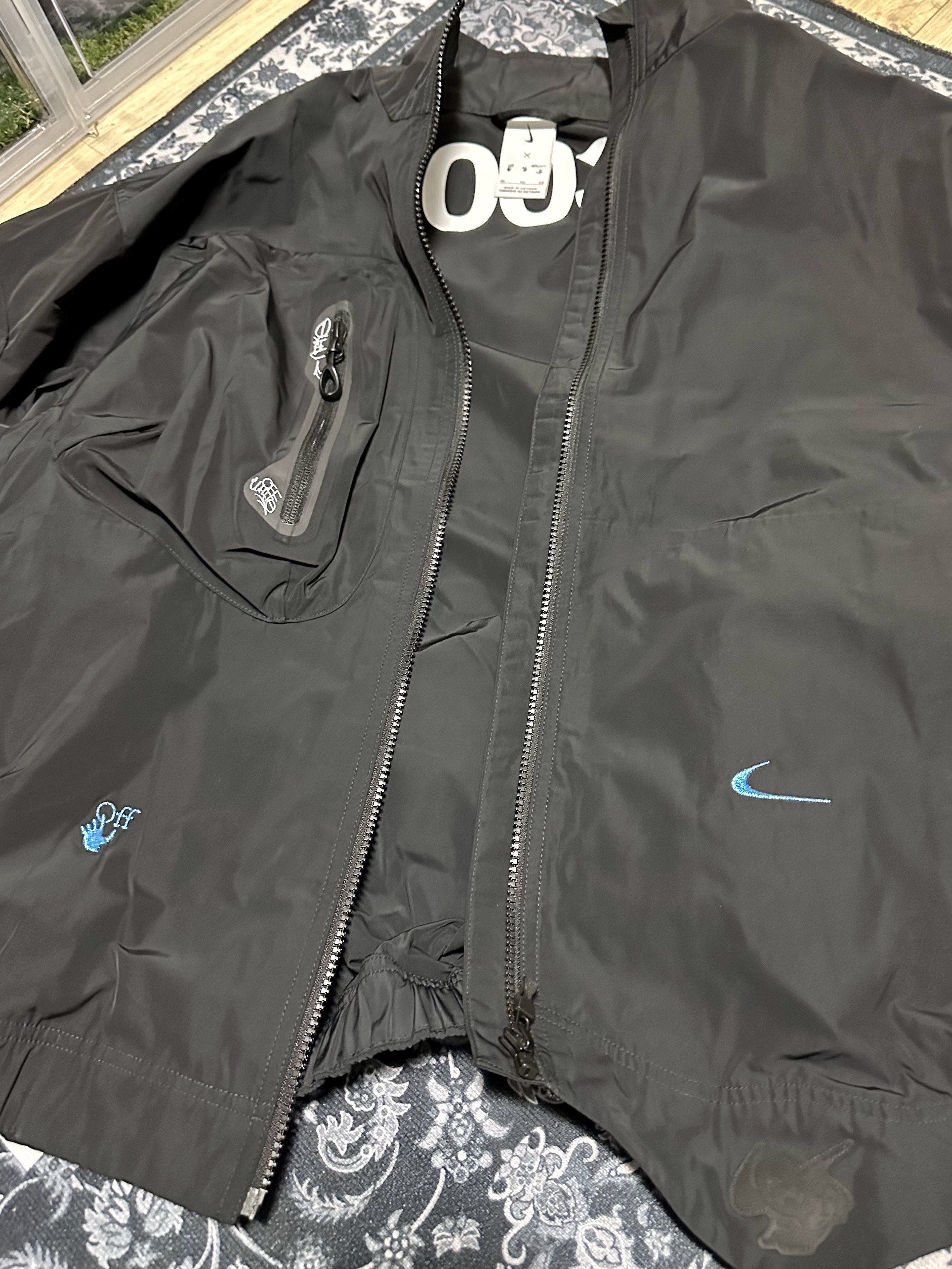 Nike x Off-White NRG Track Suit Black - Asia, Nike x Off-White NRG Track Pants Black - Asia 착용 스타일 - 2