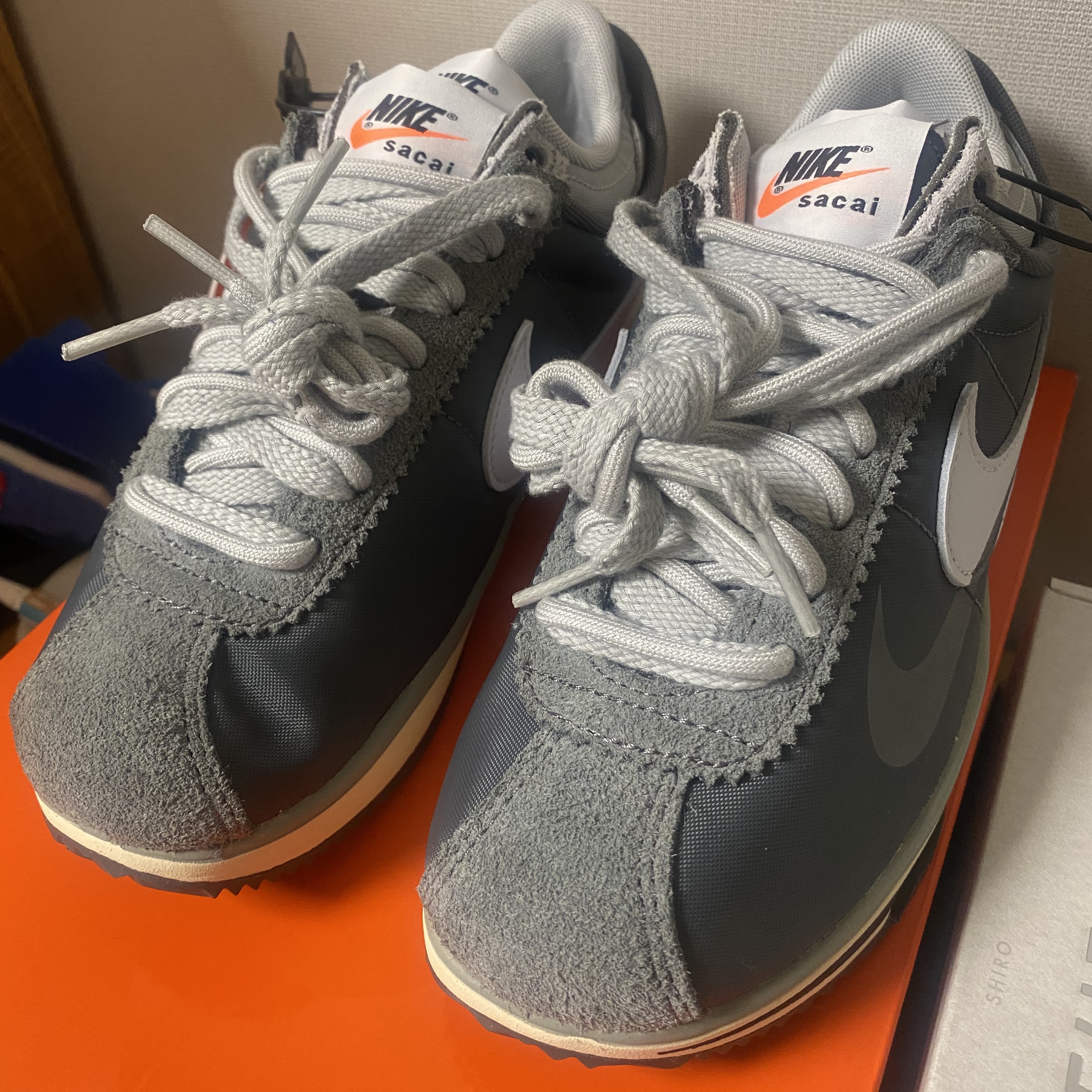 Nike x Sacai Zoom Cortez SP Iron Grey 착용 스타일