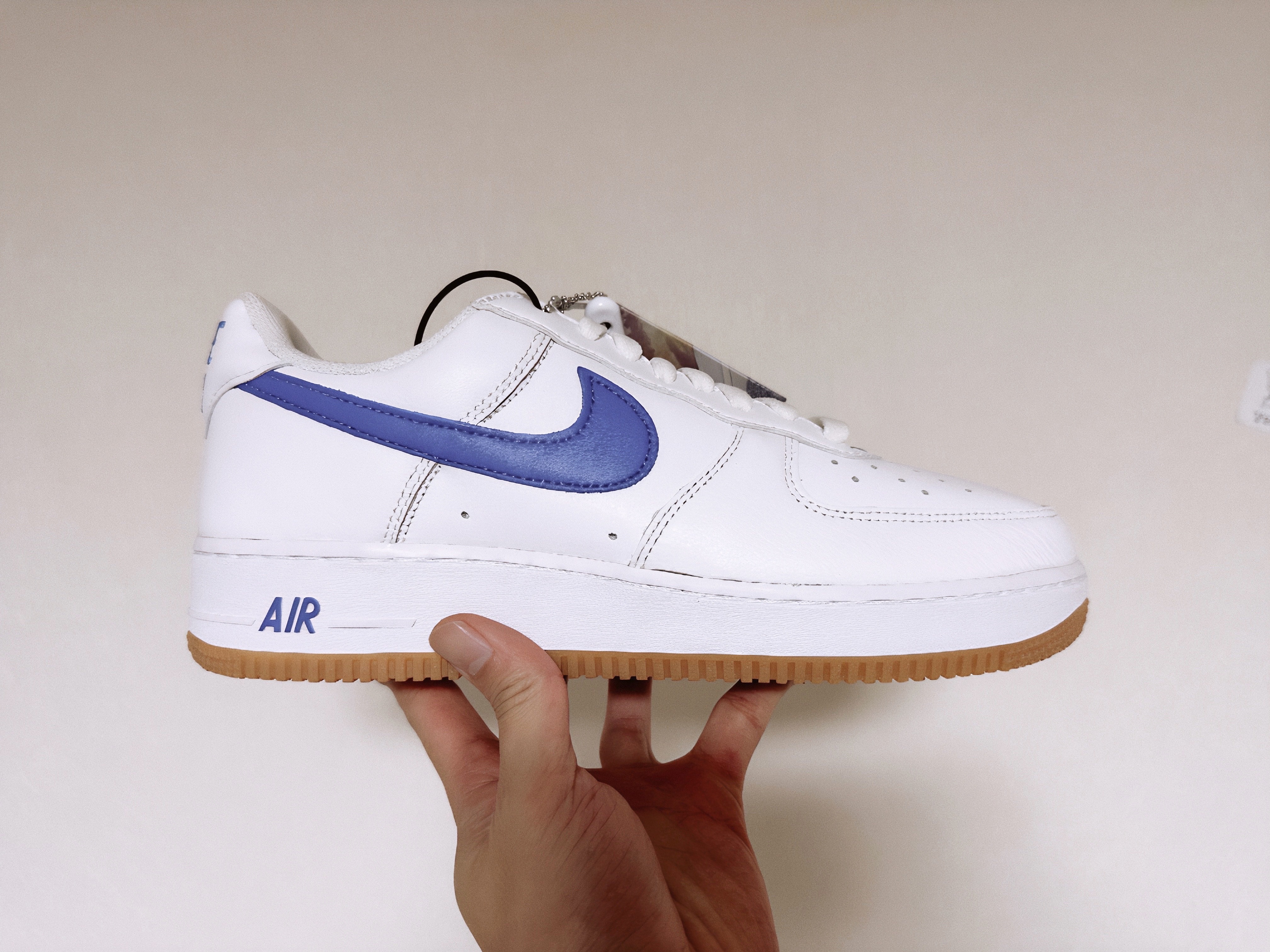 Nike Air Force 1 Low Retro Color of the Month Varsity Royal 착용 스타일 - 1