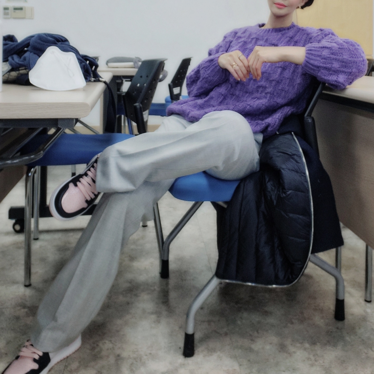 (W) Jordan 1 Retro High OG Atmosphere 착용 스타일