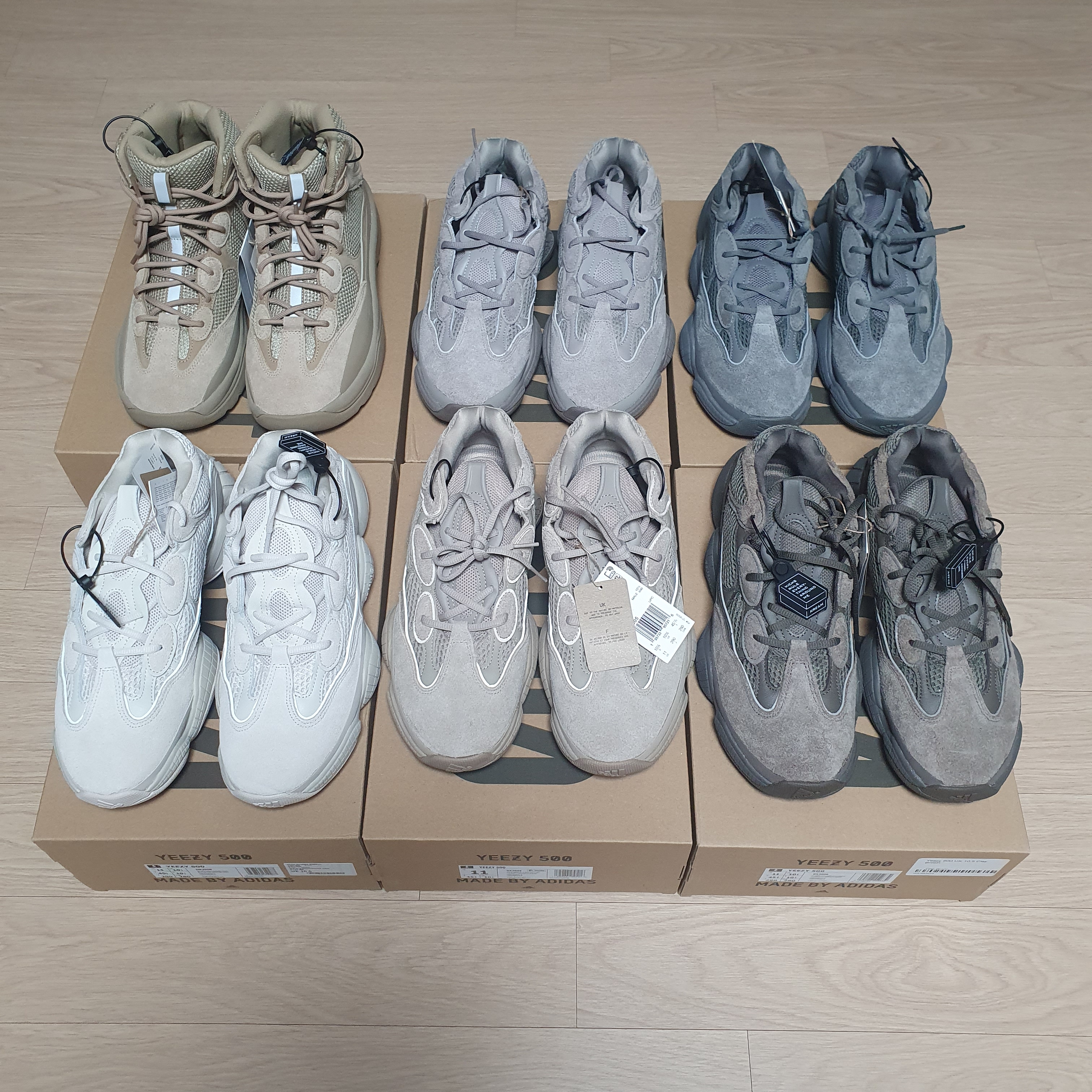 Adidas Yeezy 500 Ash Grey 착용 스타일