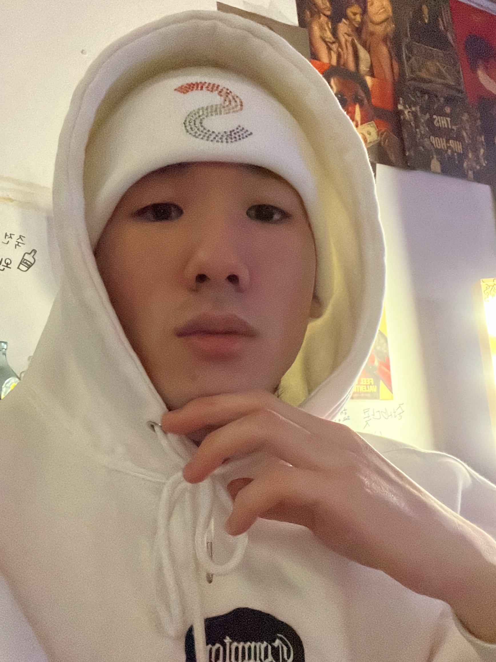 Supreme New Era Swarovski S Logo Beanie White - 21SS 착용 스타일