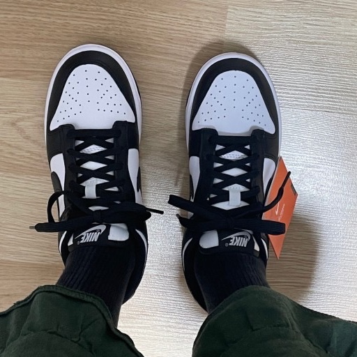 Nike Dunk Low Retro Black 착용 스타일