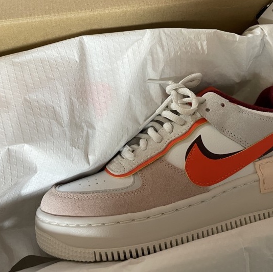(W) Nike Air Force 1 Shadow Orange Pearl 착용 스타일