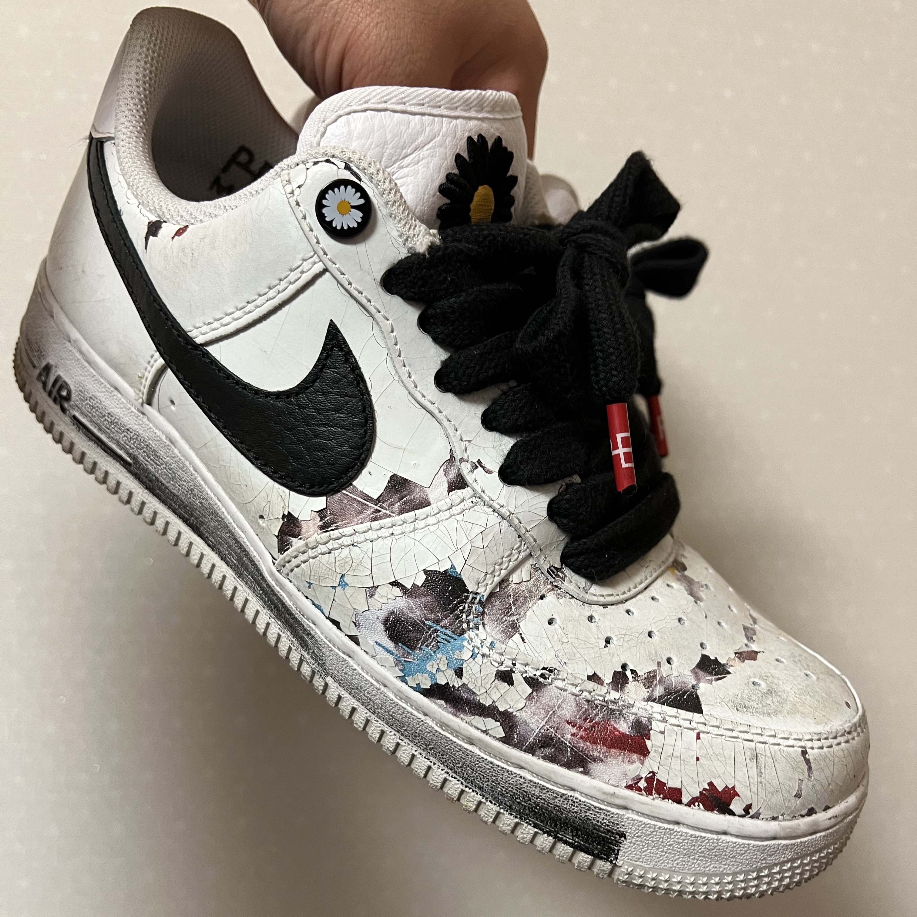 Nike x Peaceminusone Air Force 1 Low Para-Noise 2.0 착용 스타일