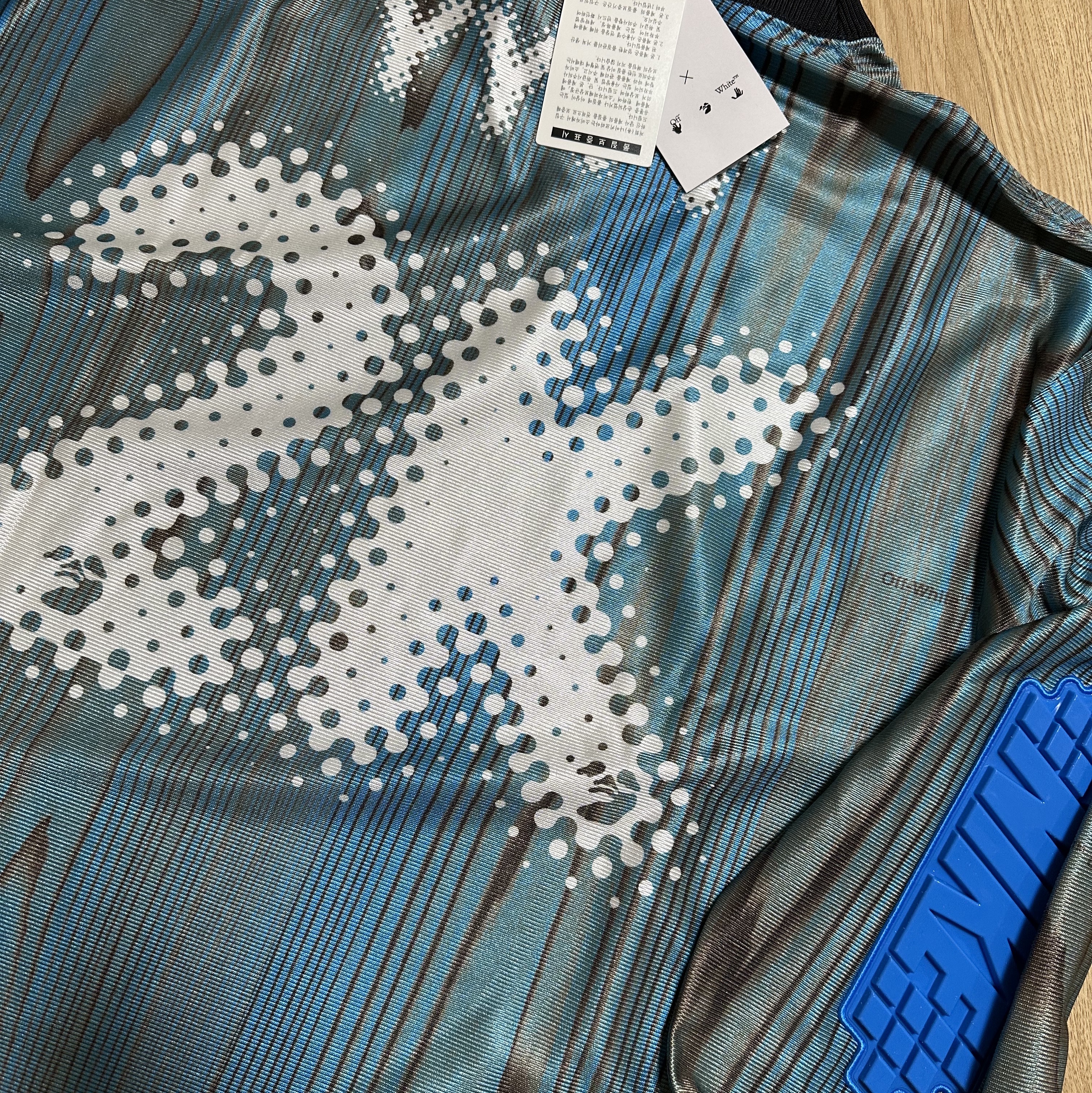 Nike x Off-White NRG Jersey Imperial Blue - Asia 착용 스타일 - 2