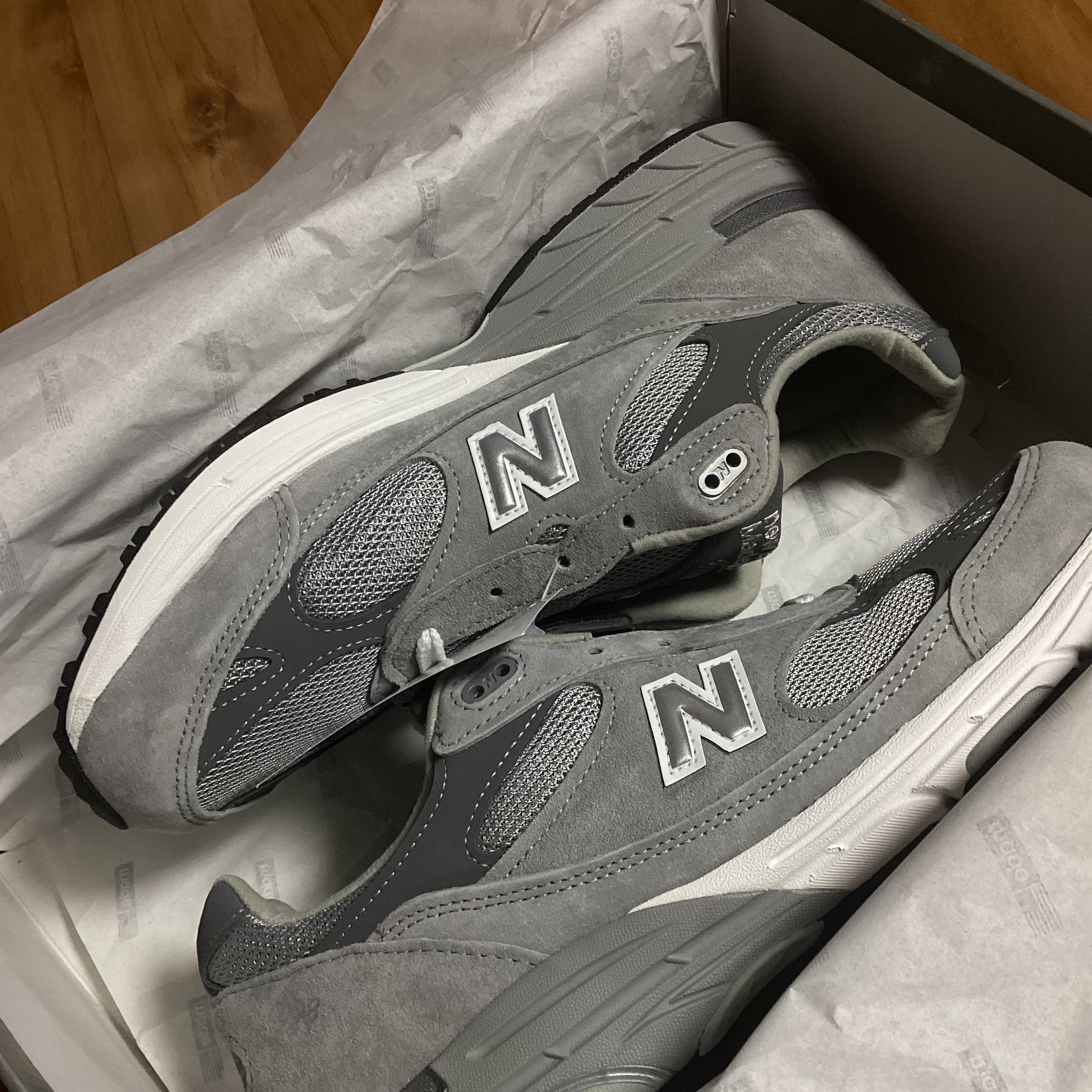 New Balance 993 Made in USA Grey - D Standard, (W) New Balance 993 Made in USA Grey - B Standard 착용 스타일