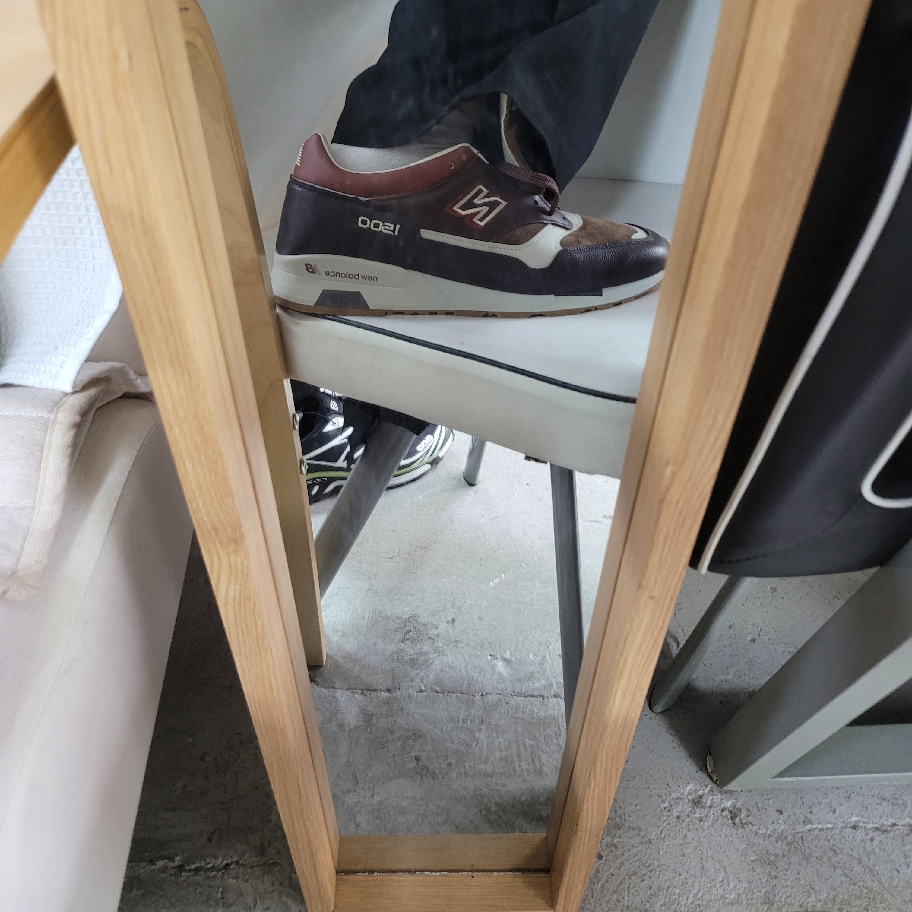 New Balance 991 Made in UK Earth French Roast, New Balance 1500 Made in UK Earth French Roast 착용 스타일 - 2