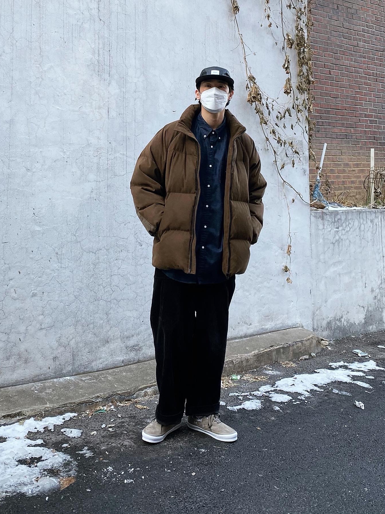 Vans Vault x WTAPS OG Era LX Bones Coyote 착용 스타일 - 2