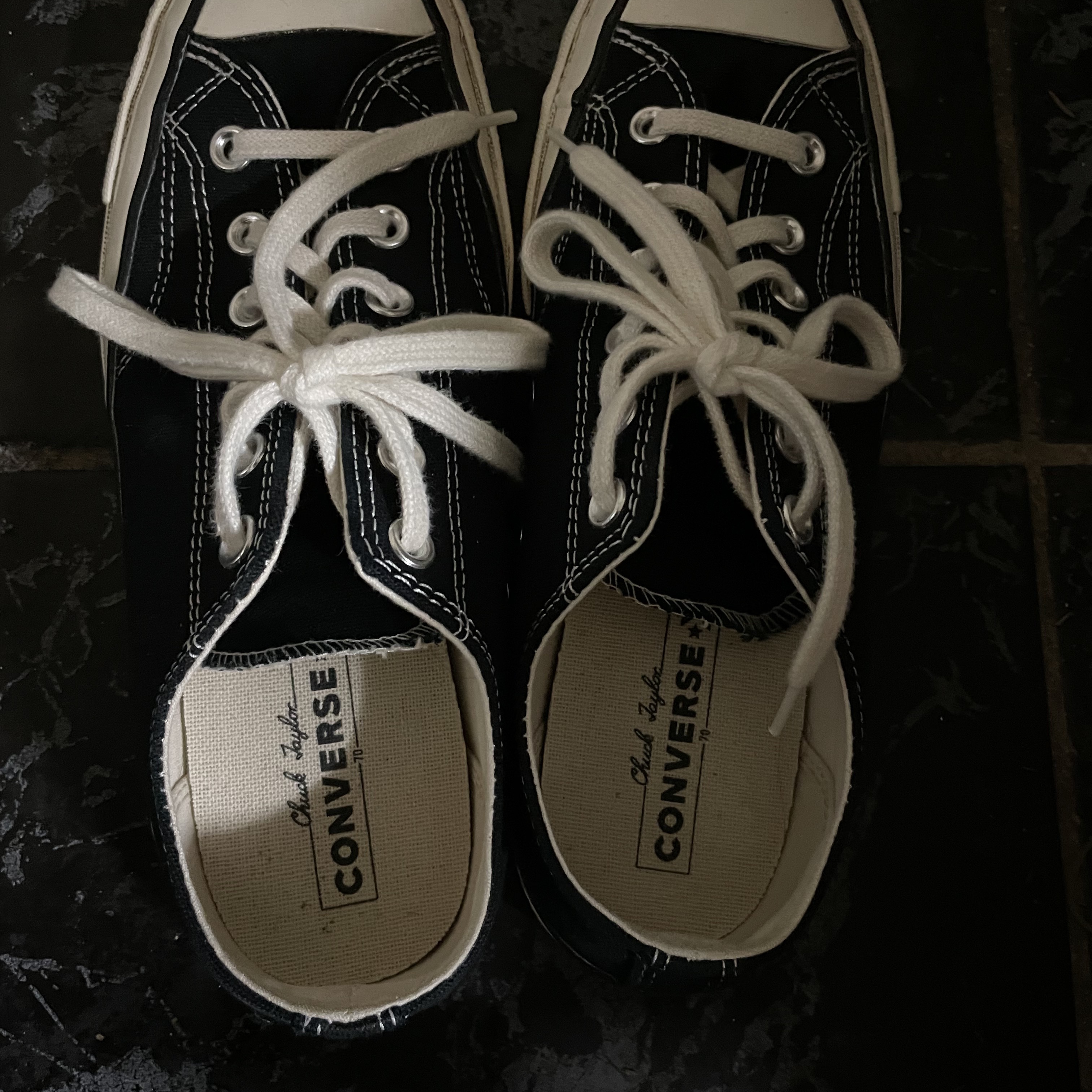 Converse Chuck 70 Ox Black - Standard 착용 스타일