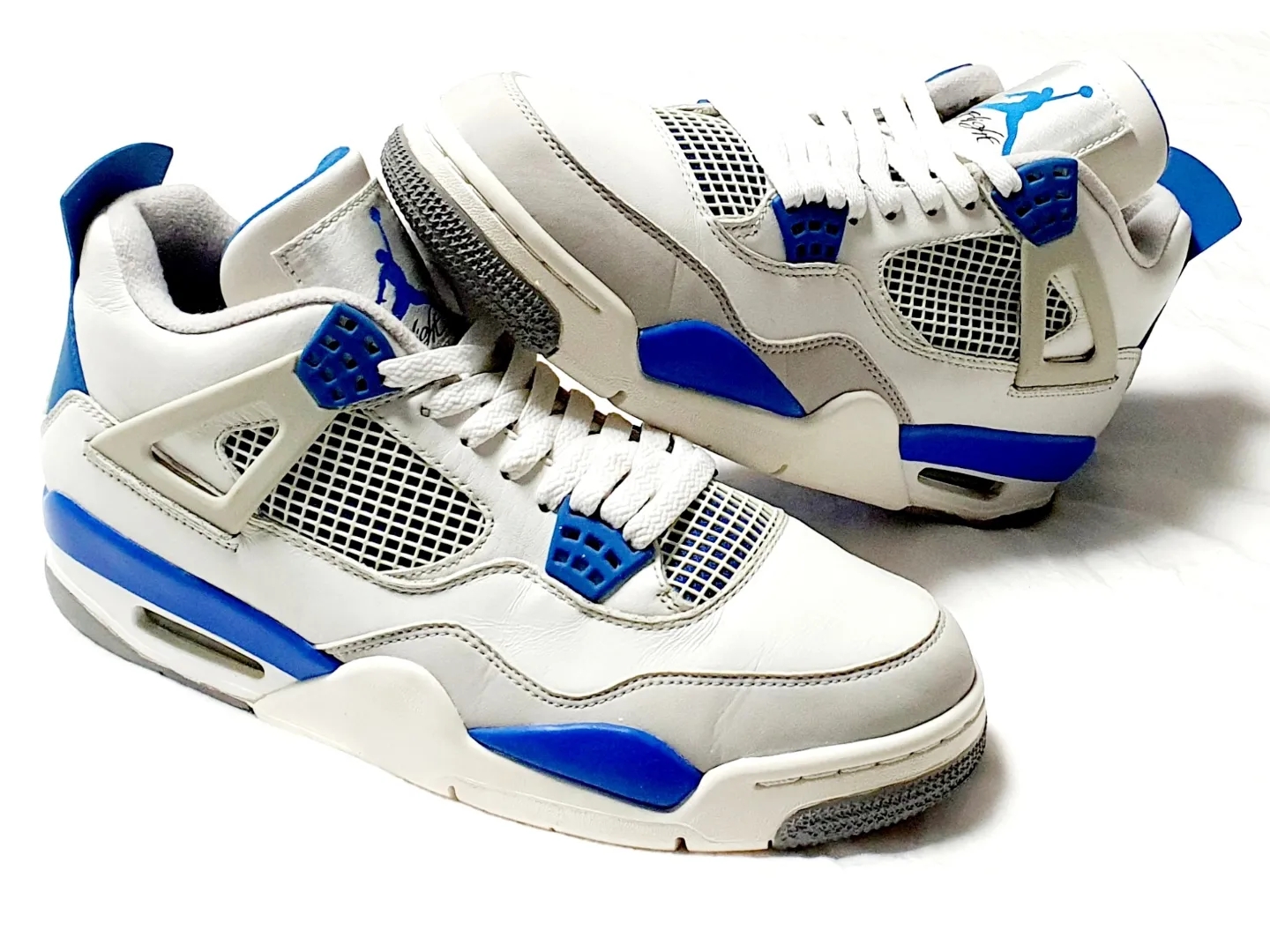 Jordan 4 Retro Military Blue 2012 착용 스타일 - 3