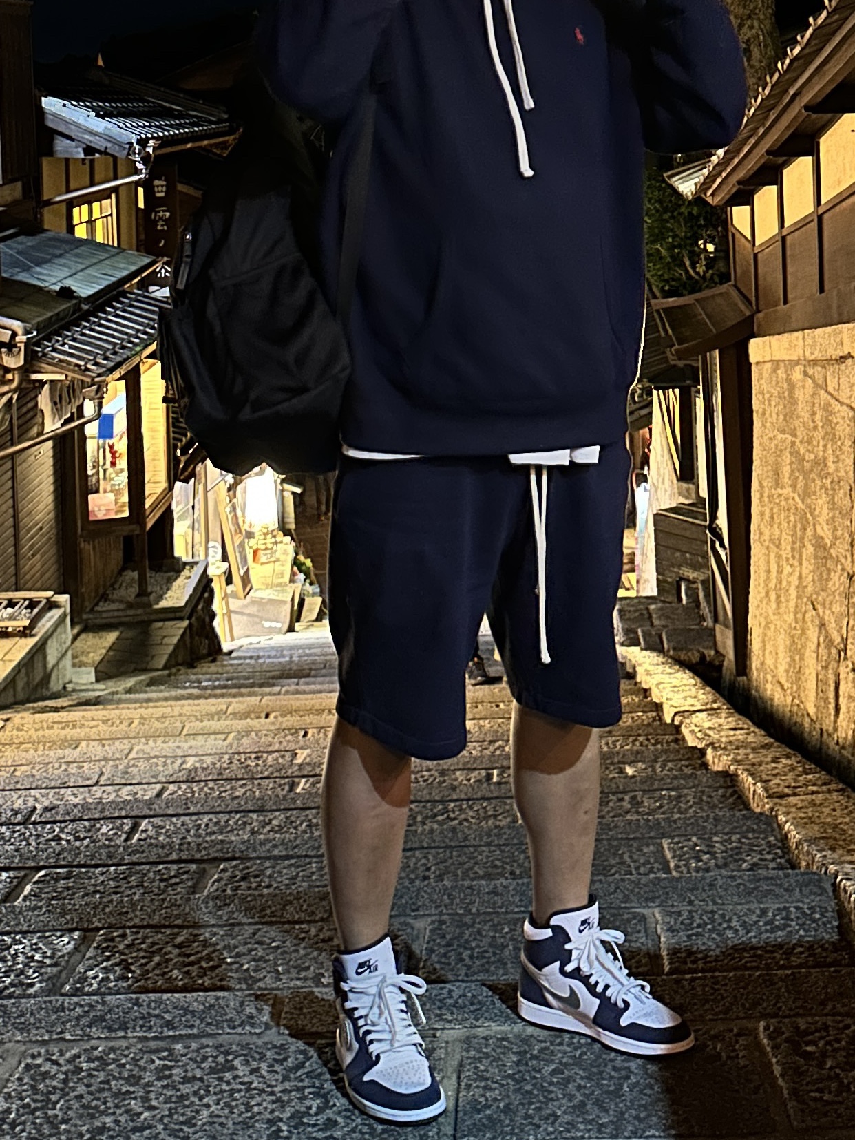 Jordan 1 Retro High OG CO.JP Midnight Navy 착용 스타일