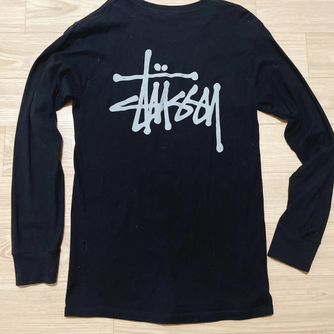 Stussy Basic Stussy LS T-Shirt Black 2022 착용 스타일