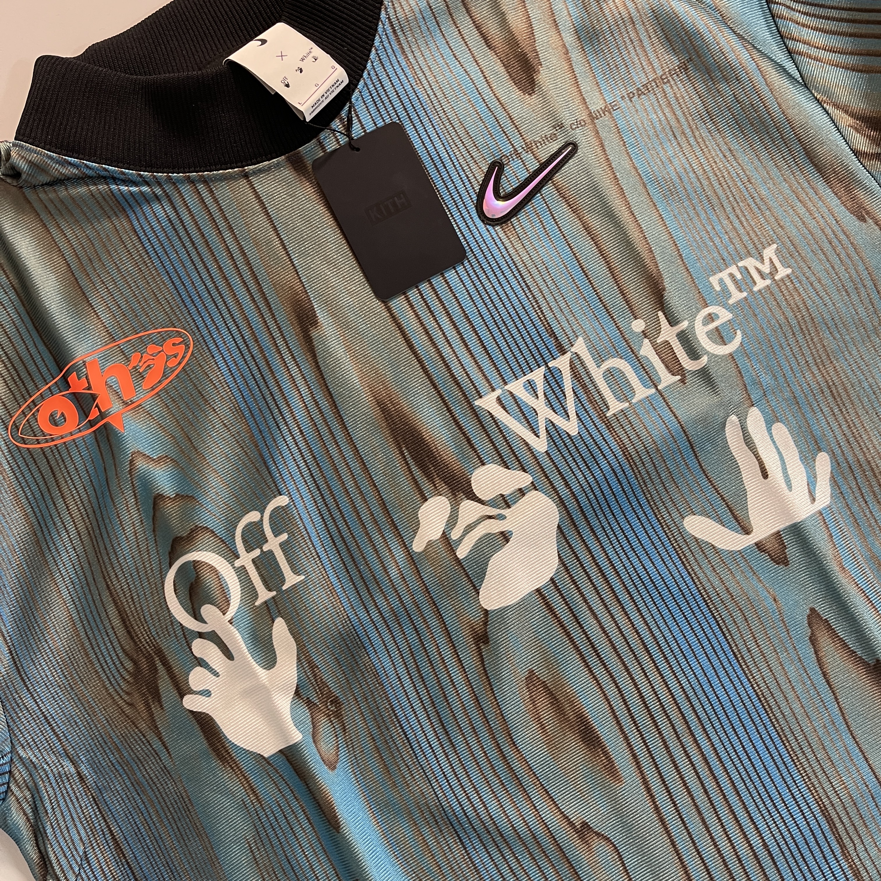 Nike x Off-White NRG Jersey Imperial Blue - Asia 착용 스타일 - 1