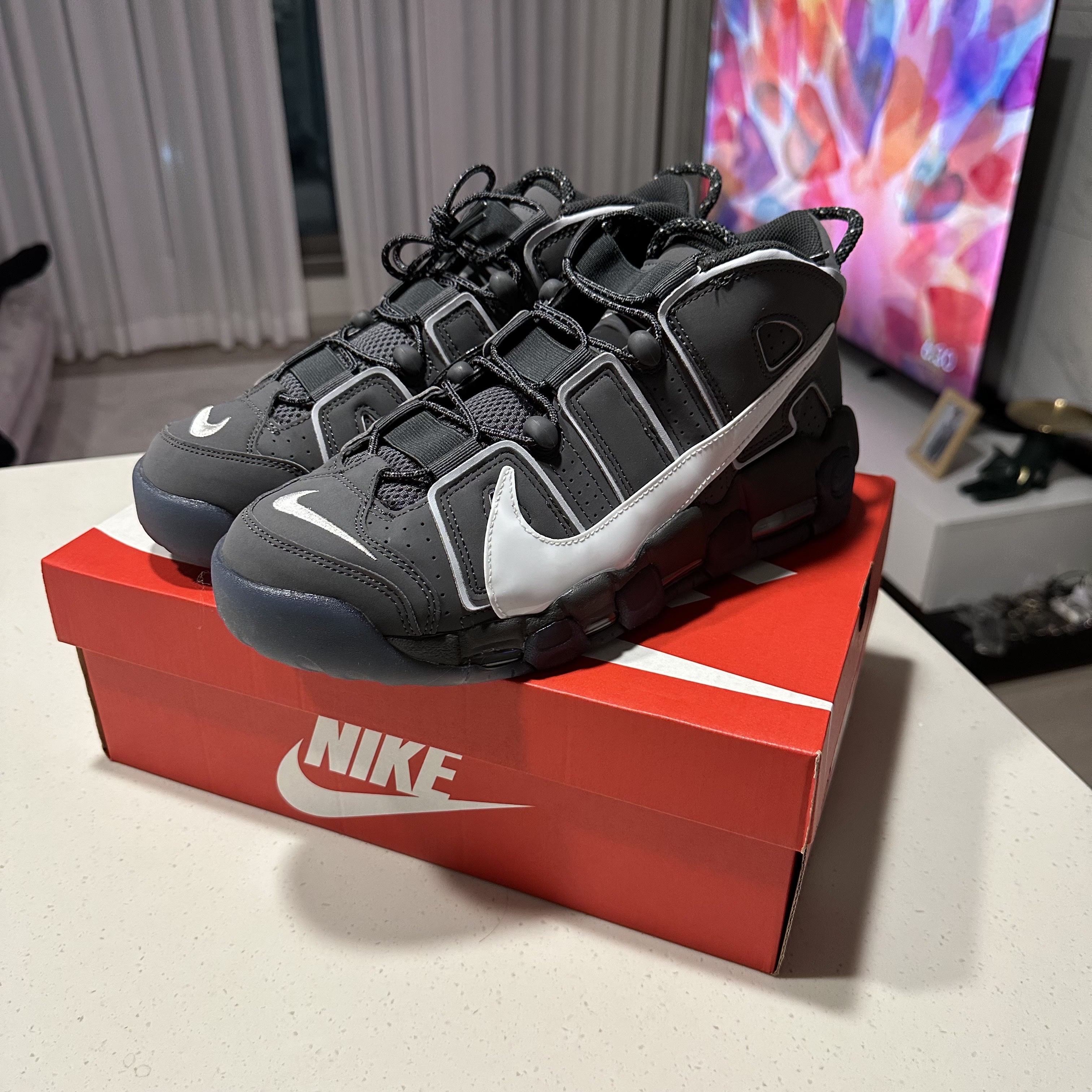 Nike Air More Uptempo 96 Copy and Paste 착용 스타일