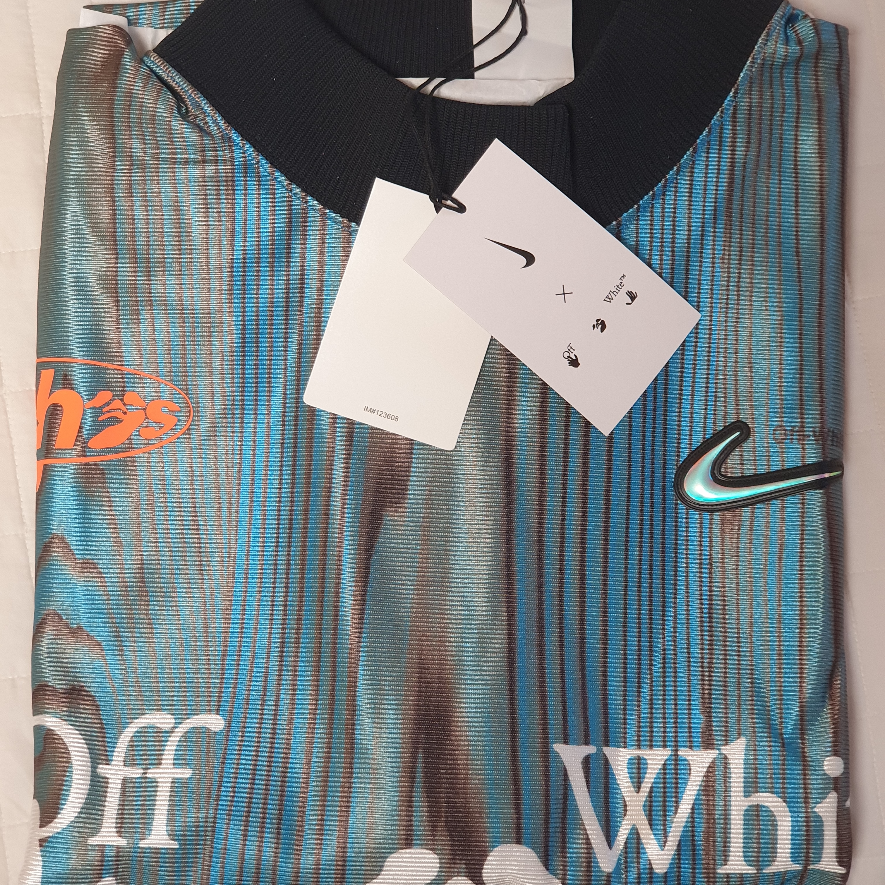 Nike x Off-White NRG Jersey Imperial Blue - Asia 착용 스타일