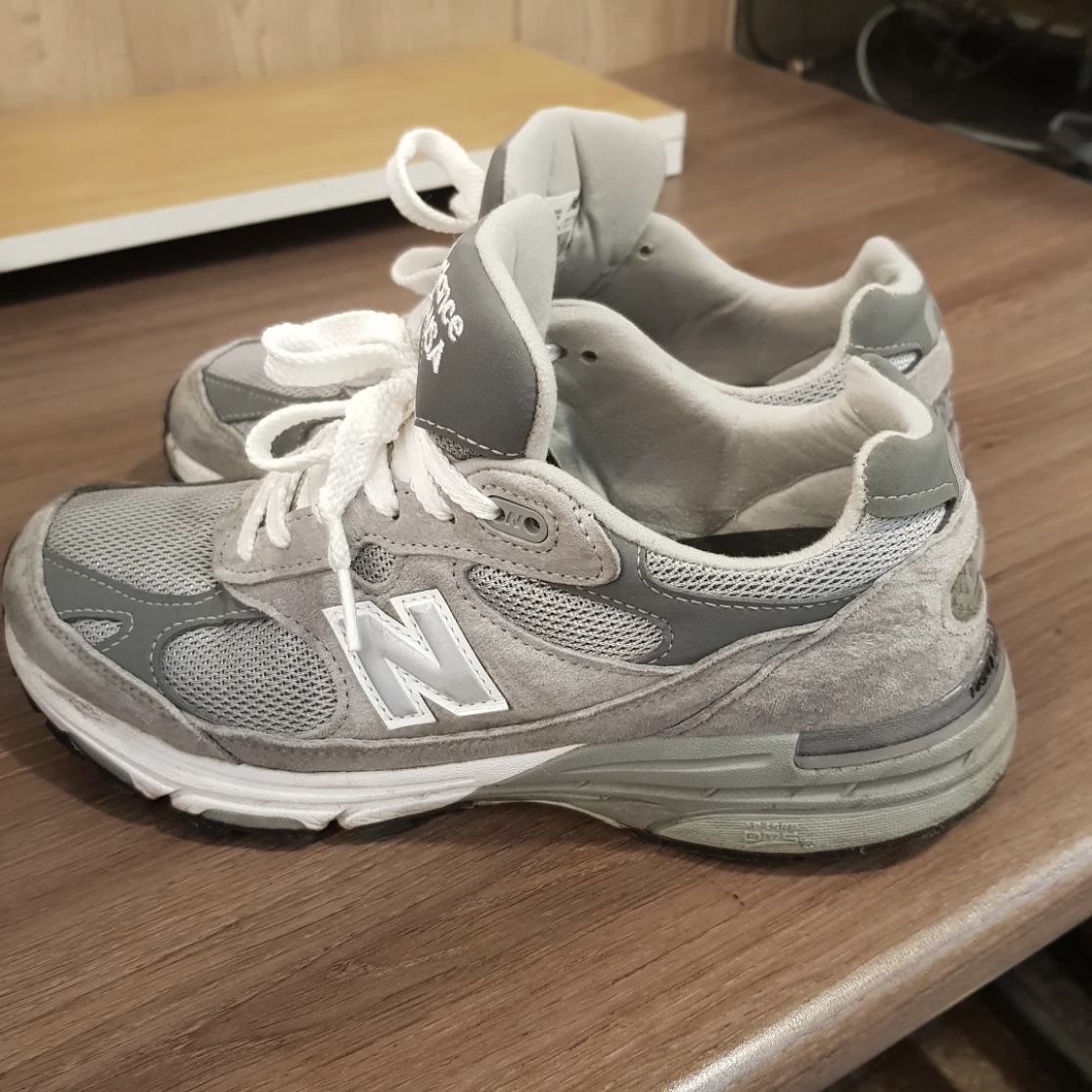 New Balance 993 Made in USA Grey - D Standard 착용 스타일