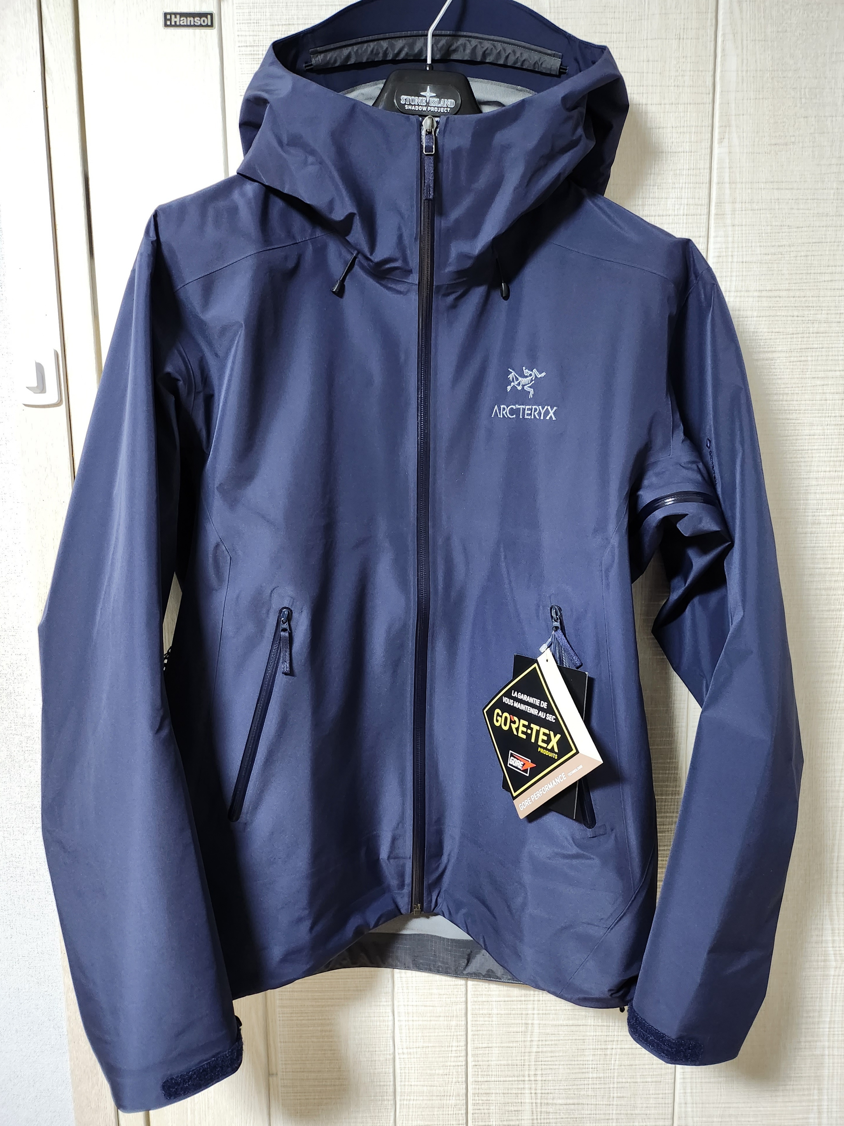 Arc'teryx Beta LT Jacket Black Sapphire 착용 스타일 - 5