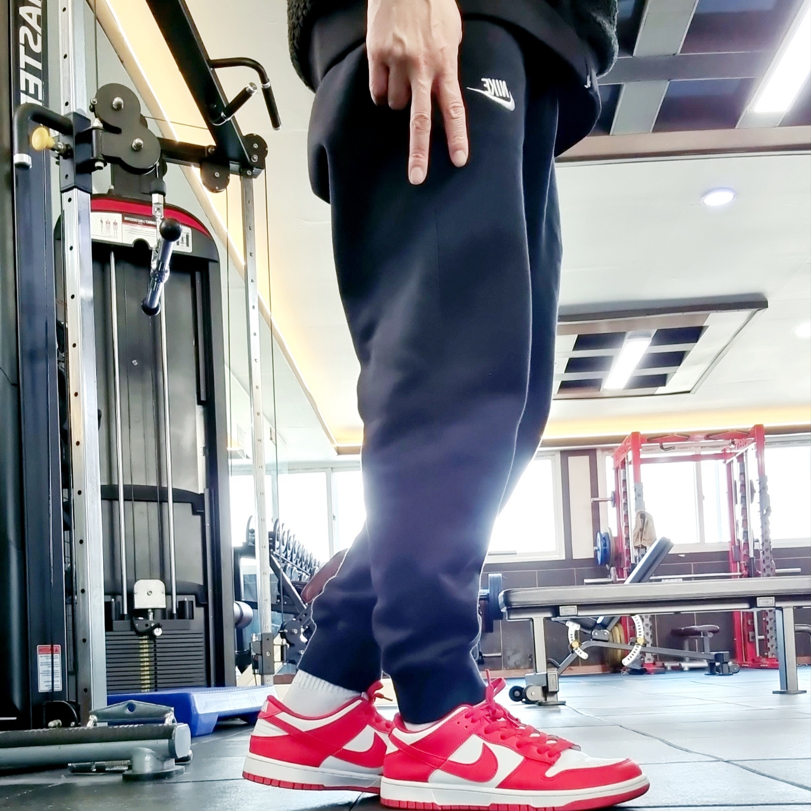 Nike Dunk Low SP University Red 2020 착용 스타일