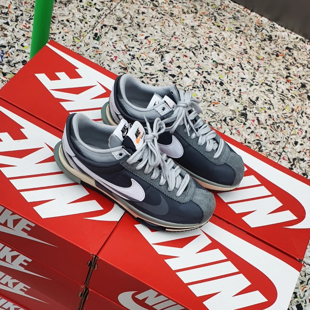 Nike x Sacai Zoom Cortez SP Iron Grey 착용 스타일