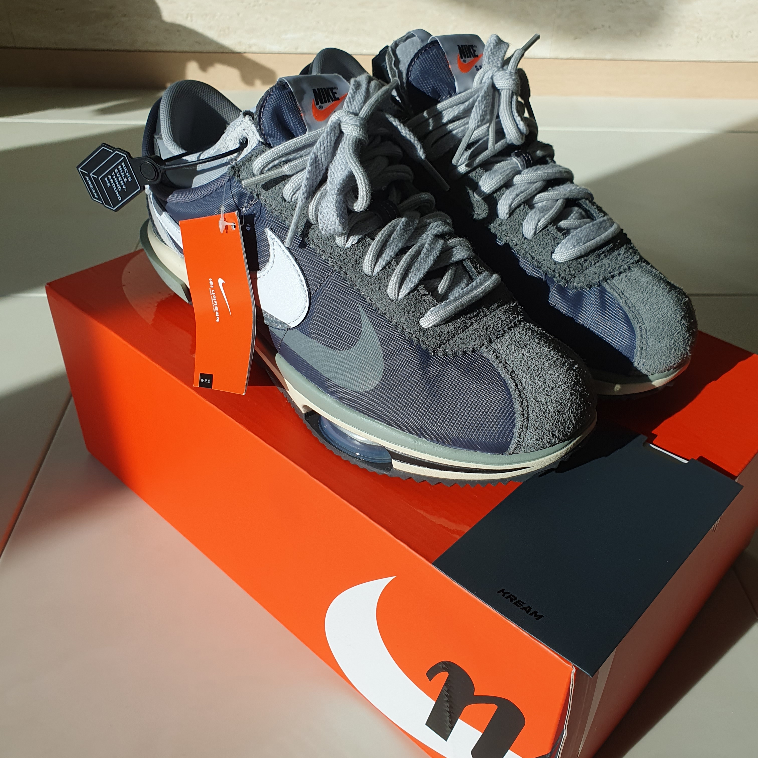 Nike x Sacai Zoom Cortez SP Iron Grey 착용 스타일