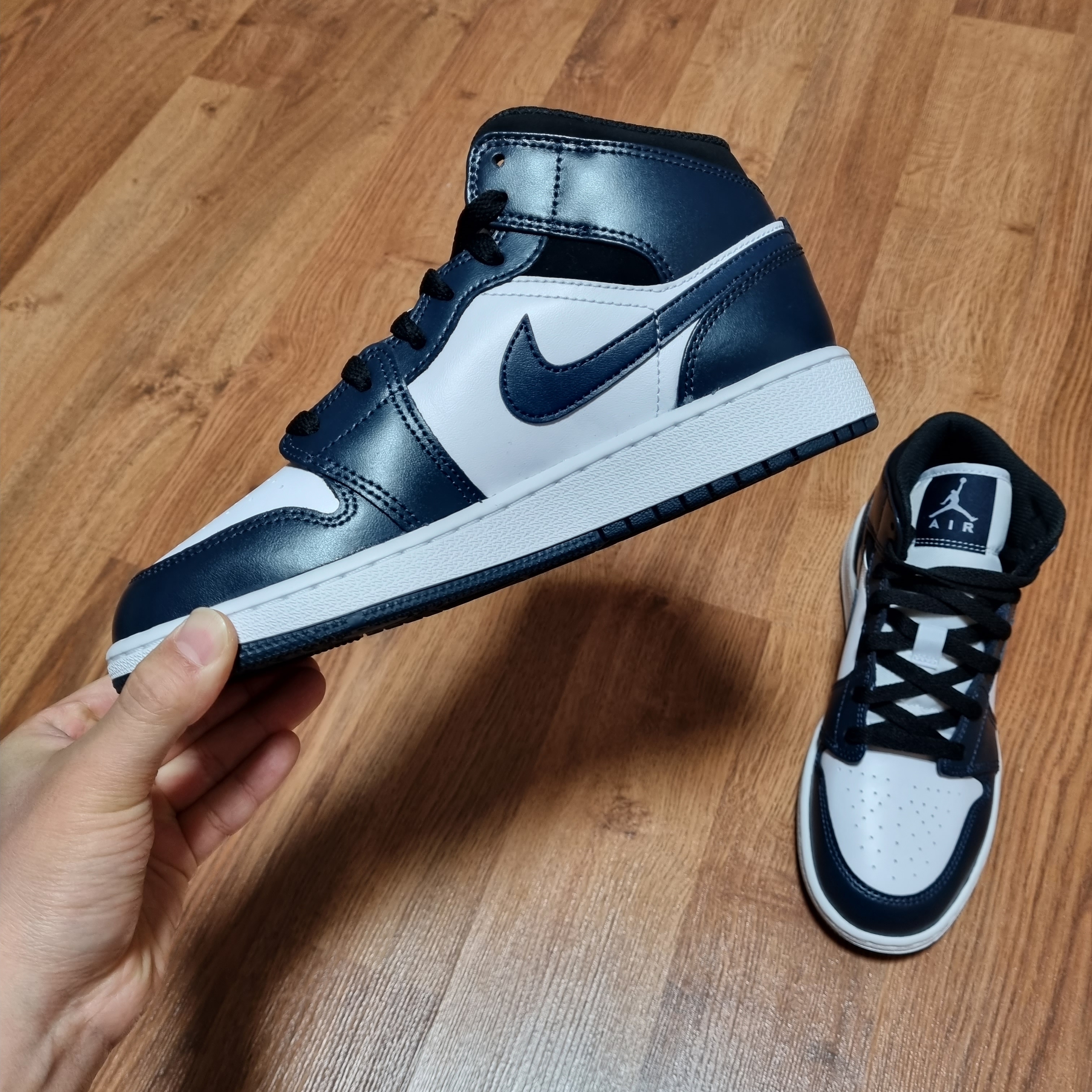 (GS) Jordan 1 Mid Dark Teal 착용 스타일 - 1