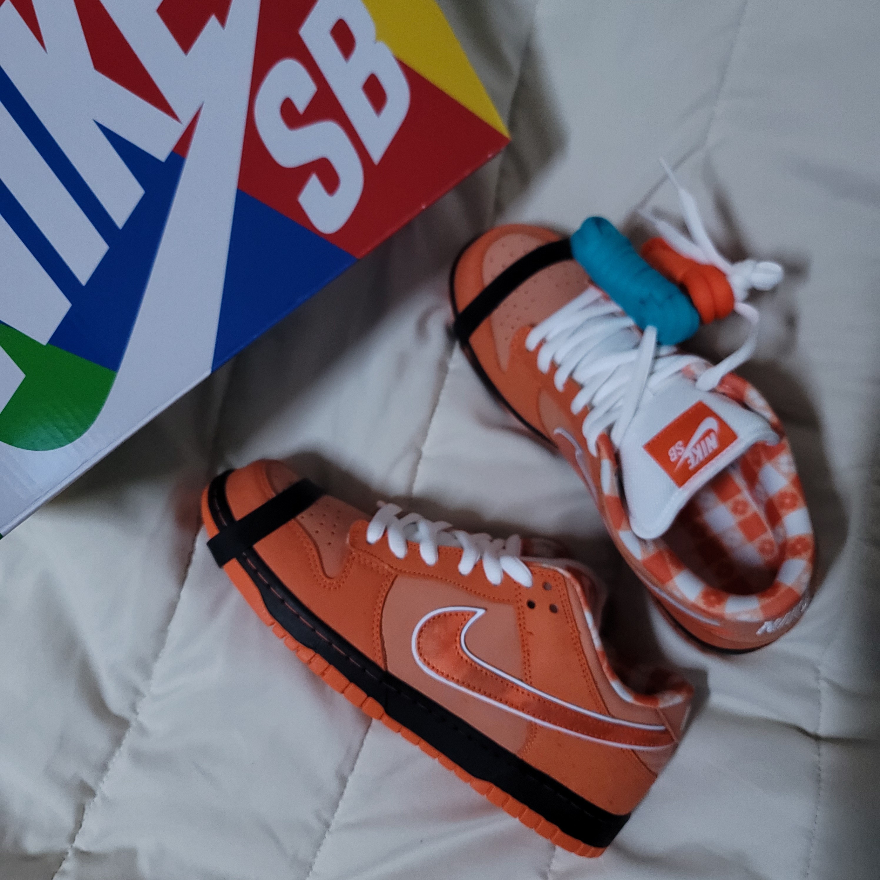 Nike x Concepts SB Dunk Low Orange Lobster (Regular Box) 착용 스타일