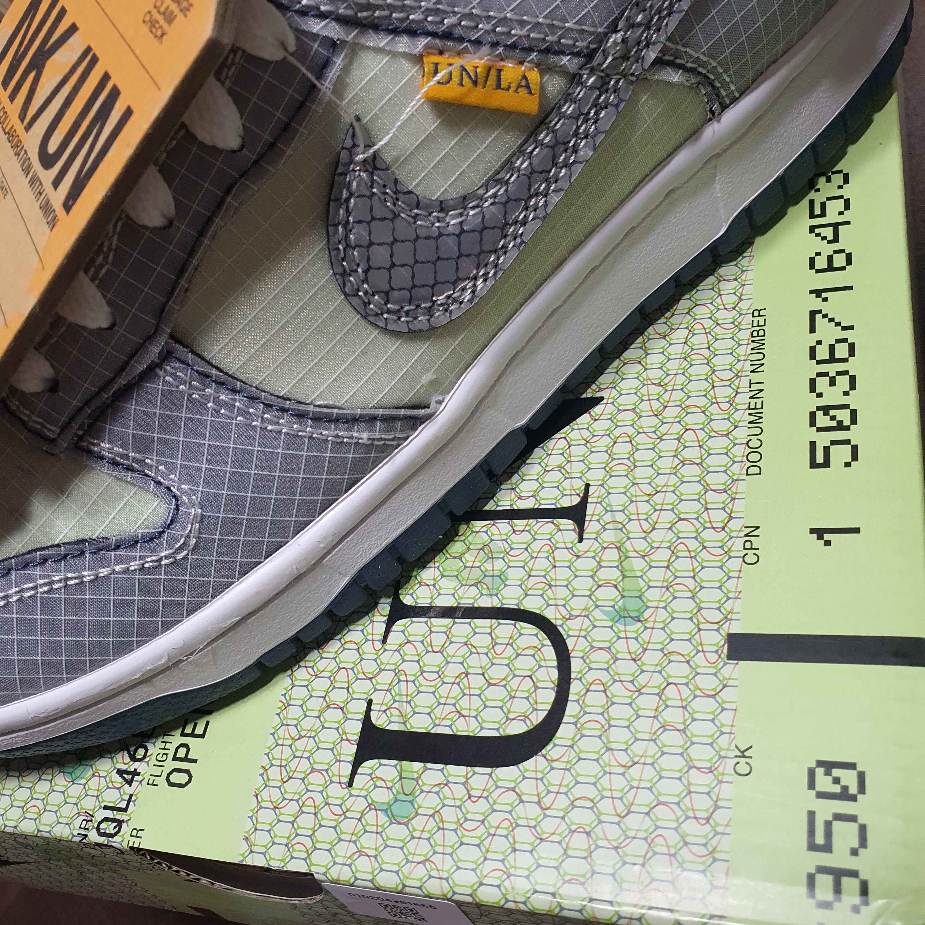 Nike x Union Dunk Low Passport Pack Pistachio 착용 스타일
