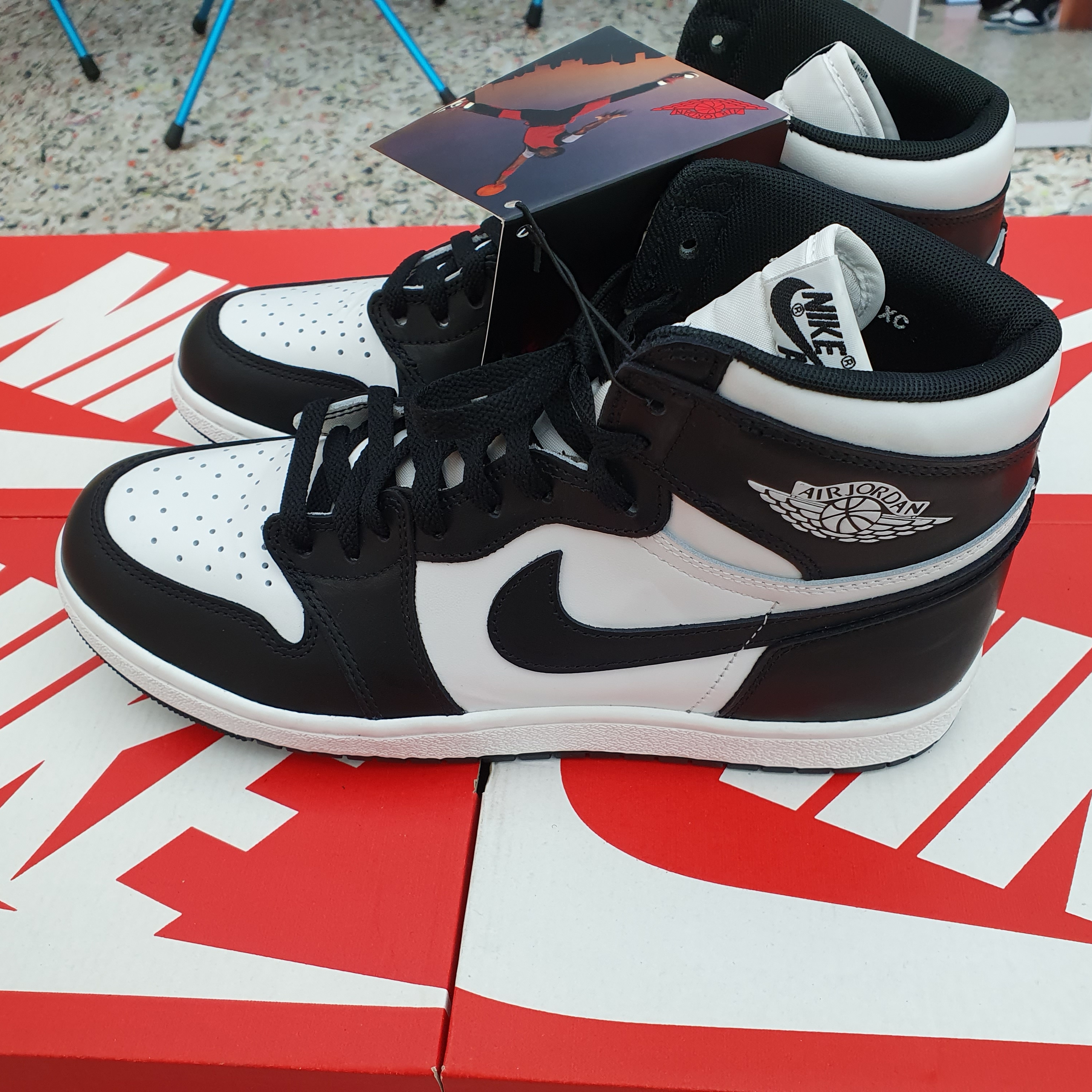 Jordan 1 High 85 Black White 착용 스타일