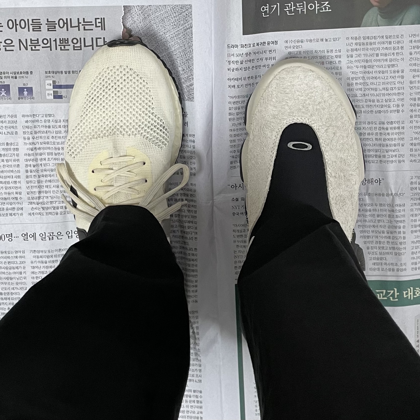 Oakley Factory Team x Brain Dead Flesh Milk Black 착용 스타일 - 1