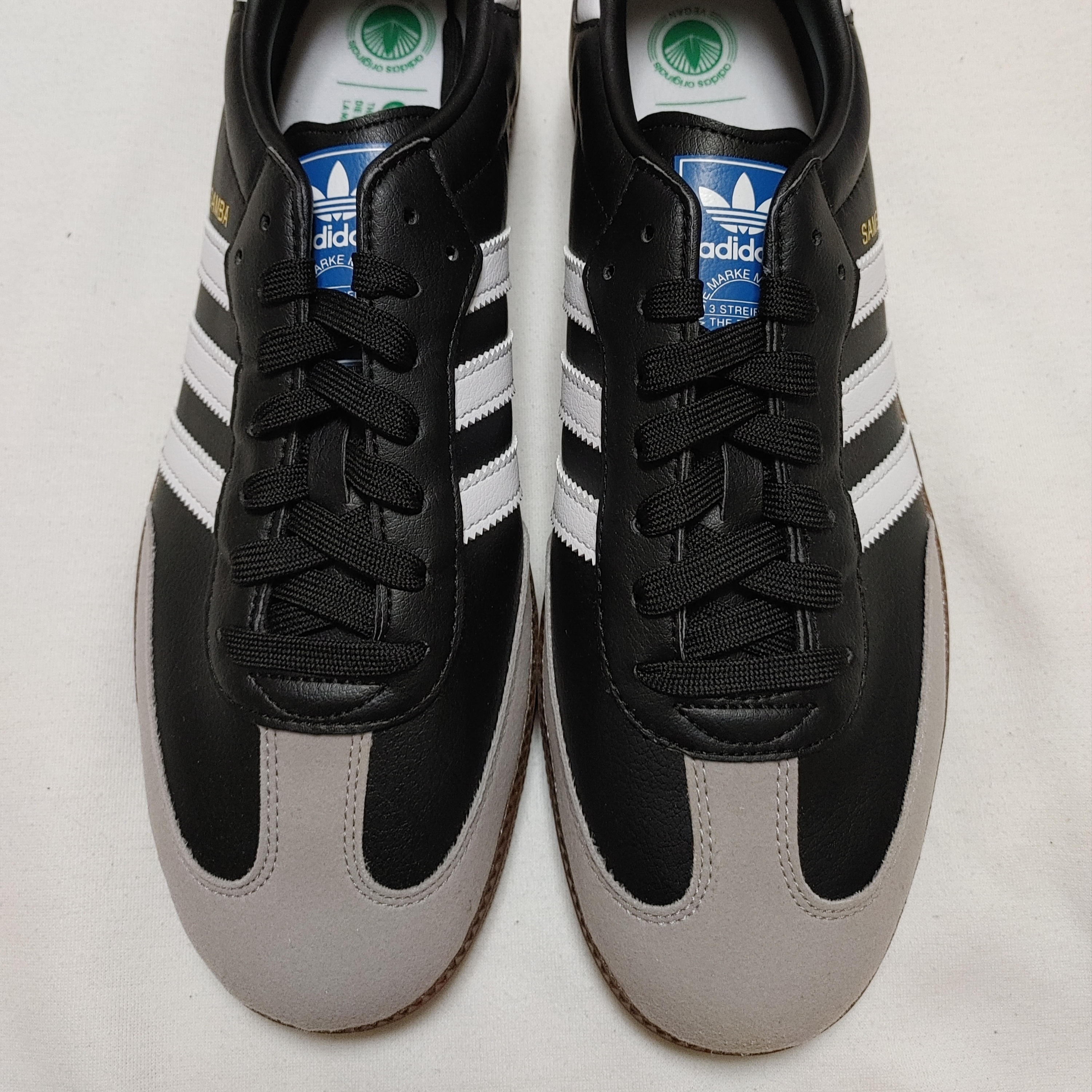 Adidas Samba Vegan Black White 착용 스타일