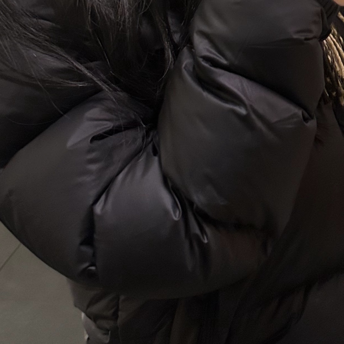 The North Face 1996 Eco Nuptse Jacket Black 착용 스타일