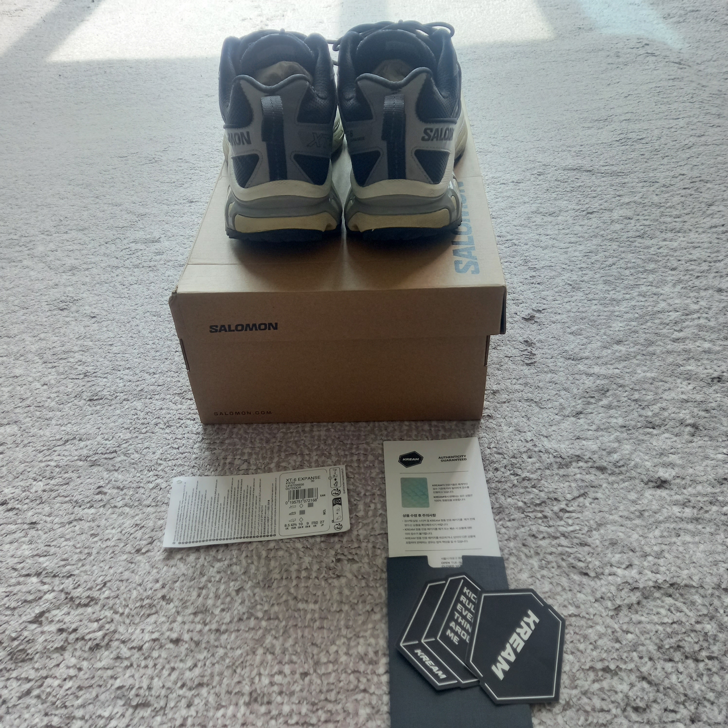 Salomon XT-6 Expanse Alloy Quiet Shade 착용 스타일 - 3
