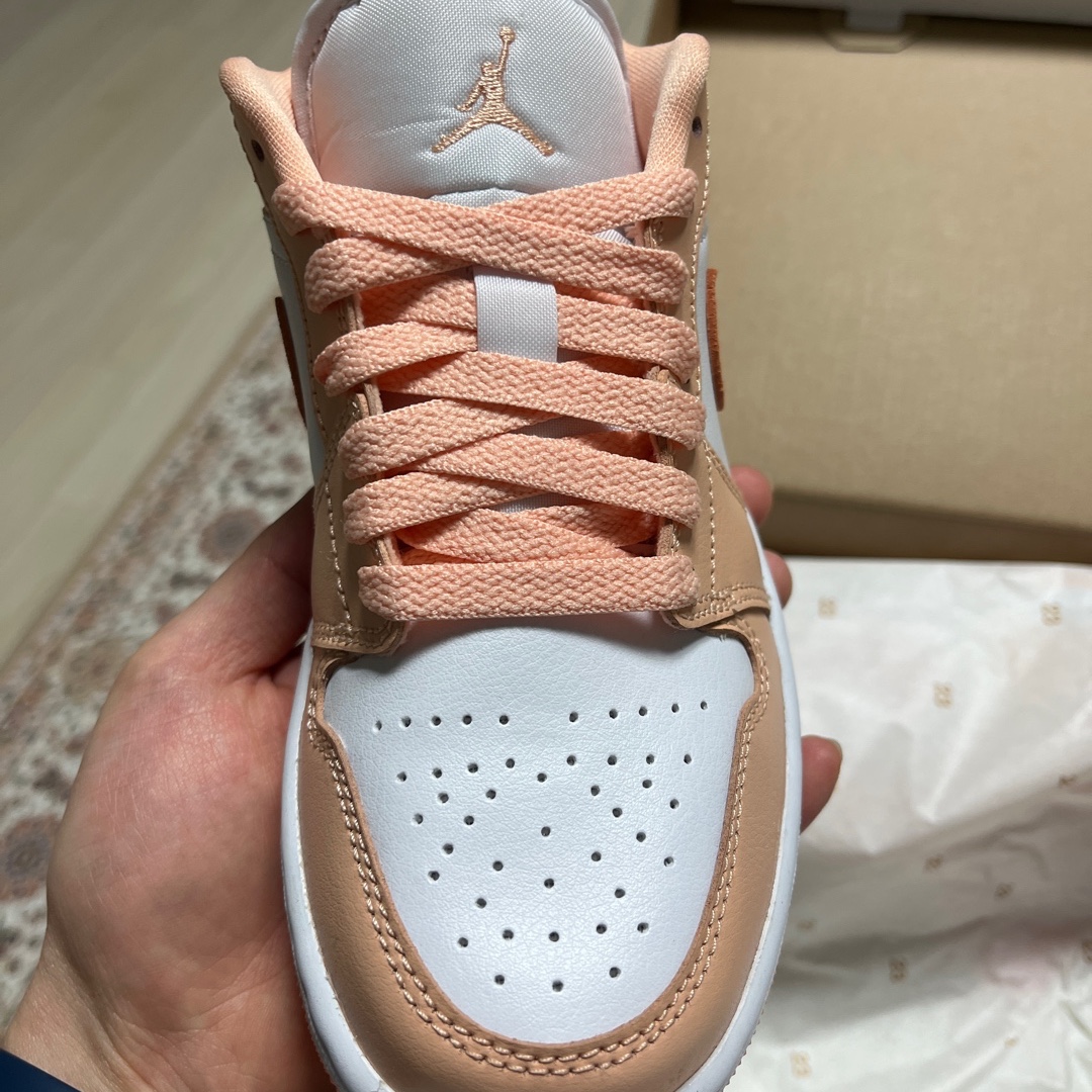 (W) Jordan 1 Low Sunset Haze 착용 스타일 - 2