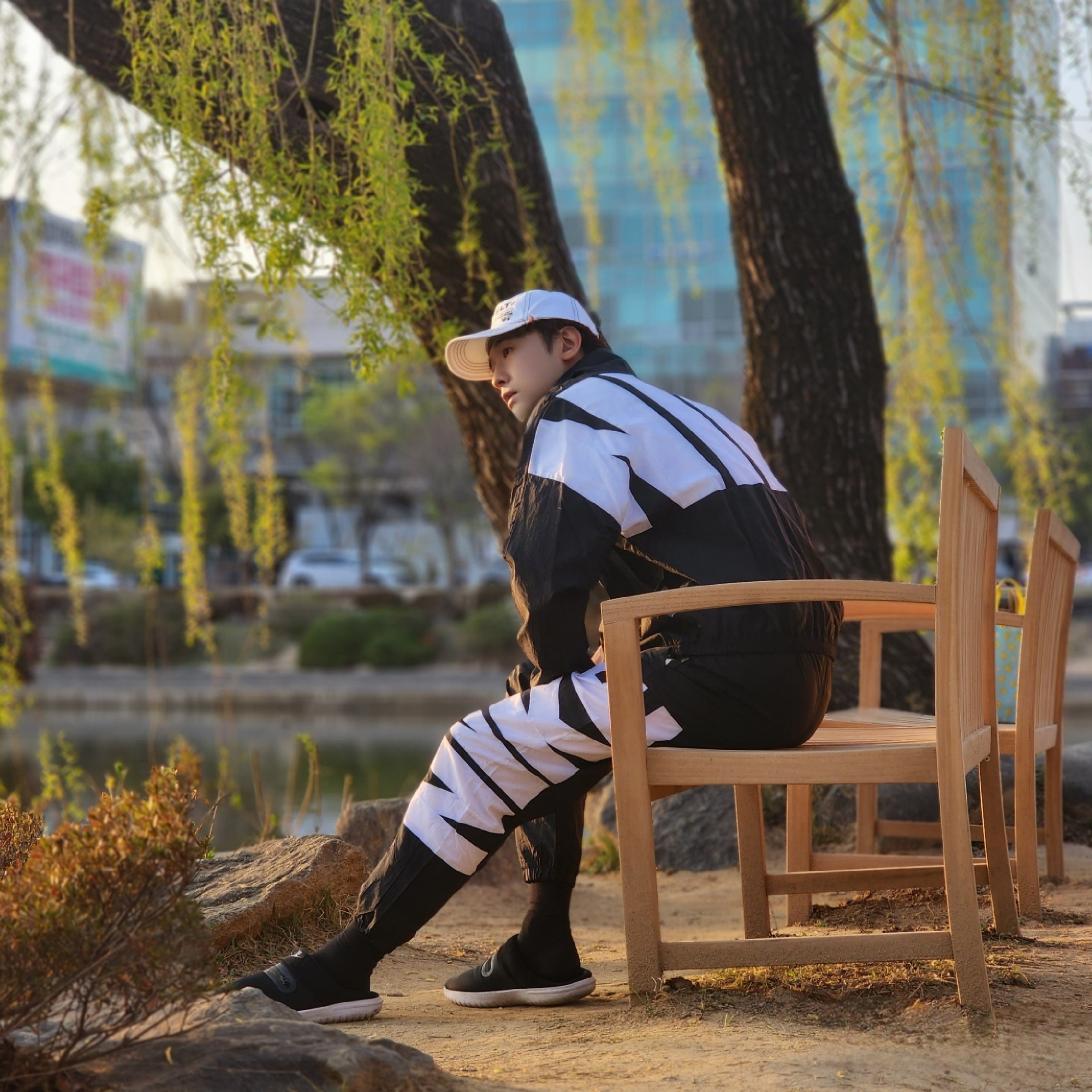 Nike Starting Five Jacket Black - Asia, Nike Starting Five Pants Black - Asia 착용 스타일 - 2